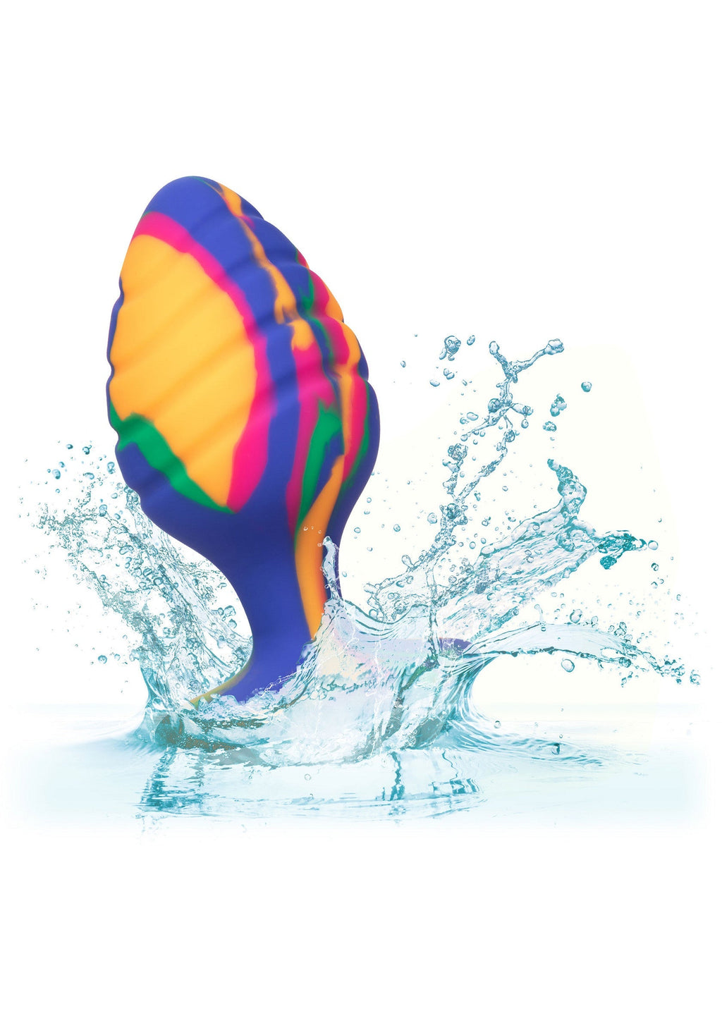 Cheeky Large Multicolored Swirl Plug