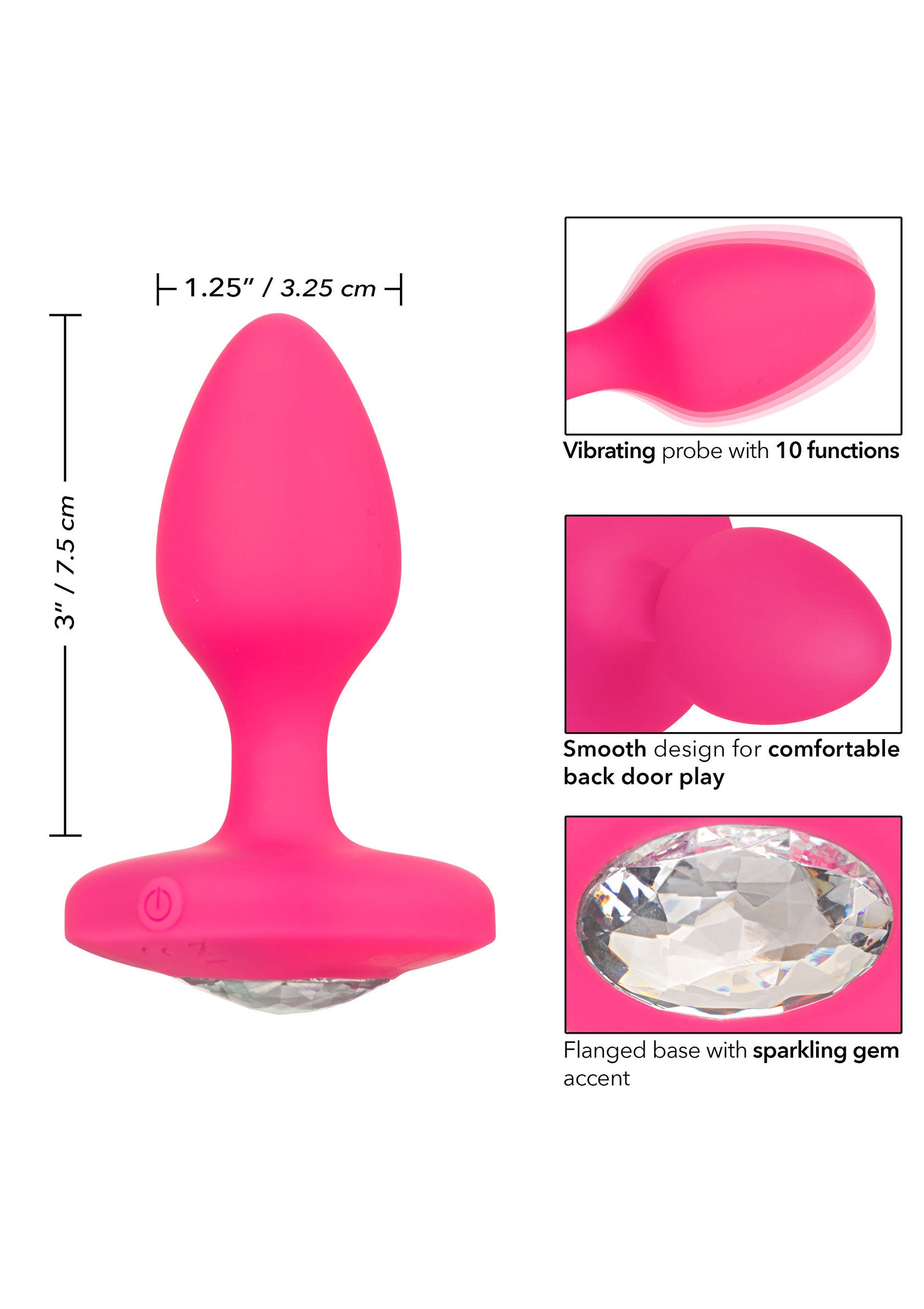 Medium pink vibrating probe