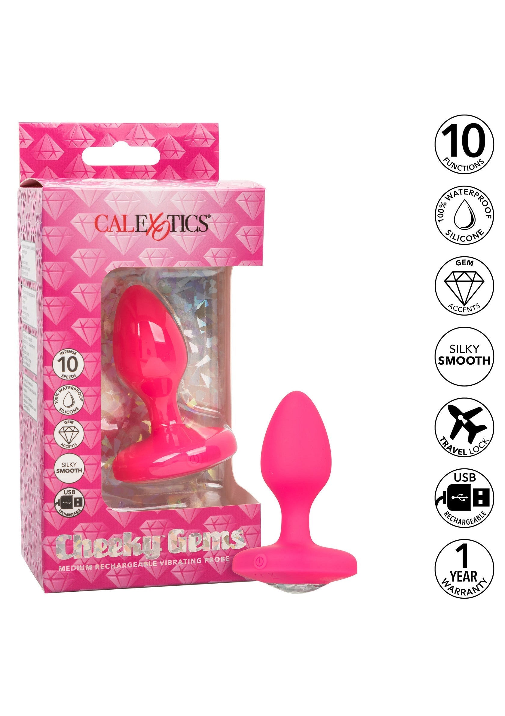 Medium pink vibrating probe