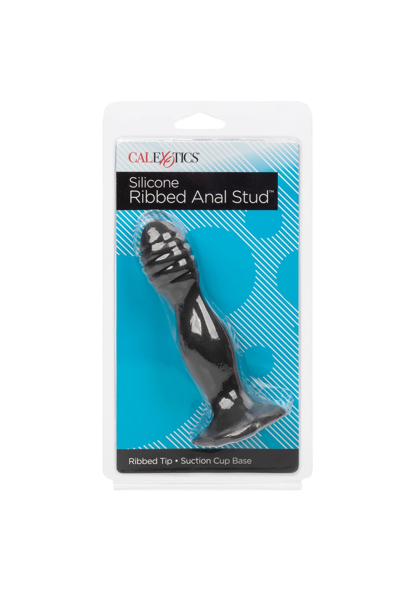 Black ribbed anal stallion