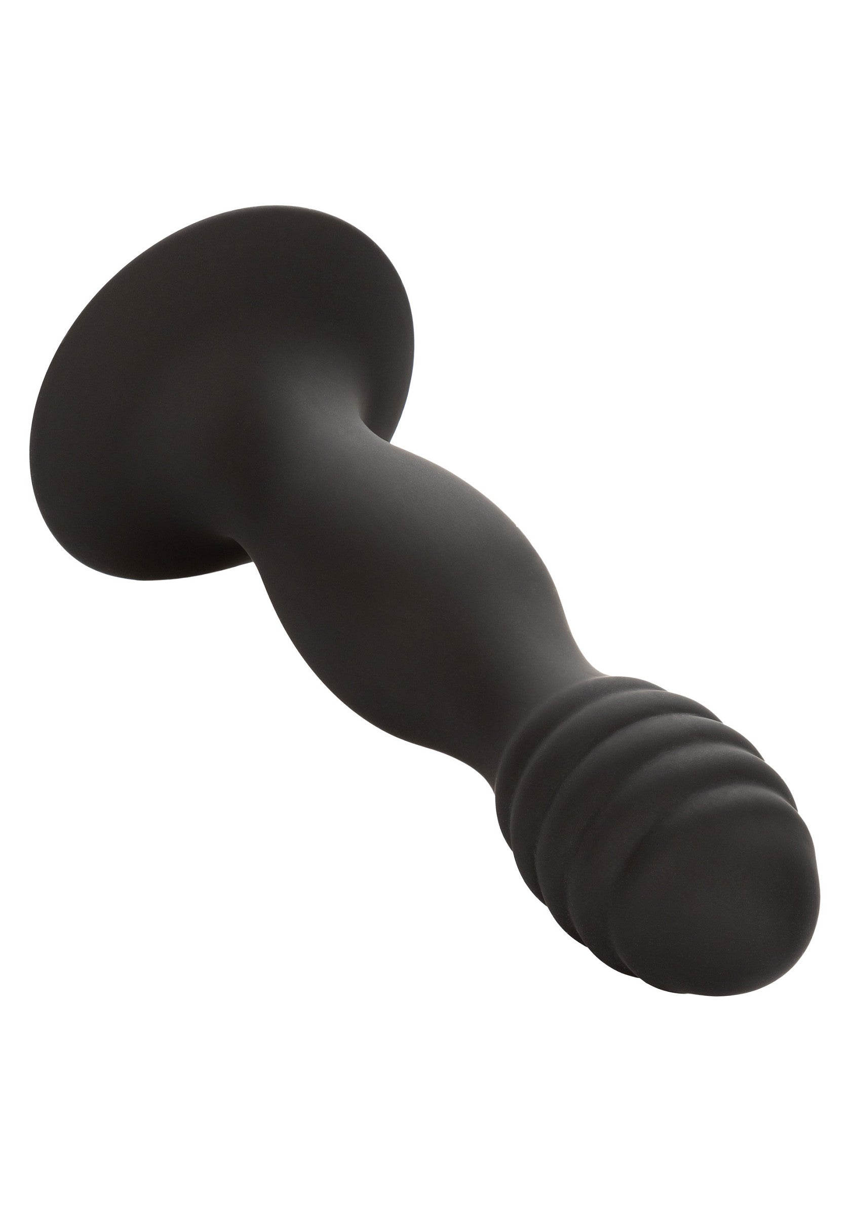 Black ribbed anal stallion