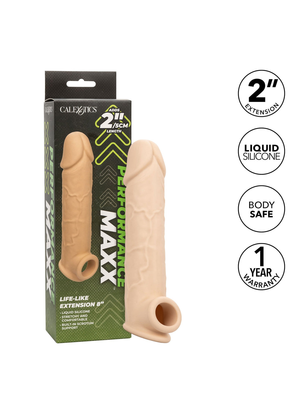 8-inch realistic extension skin