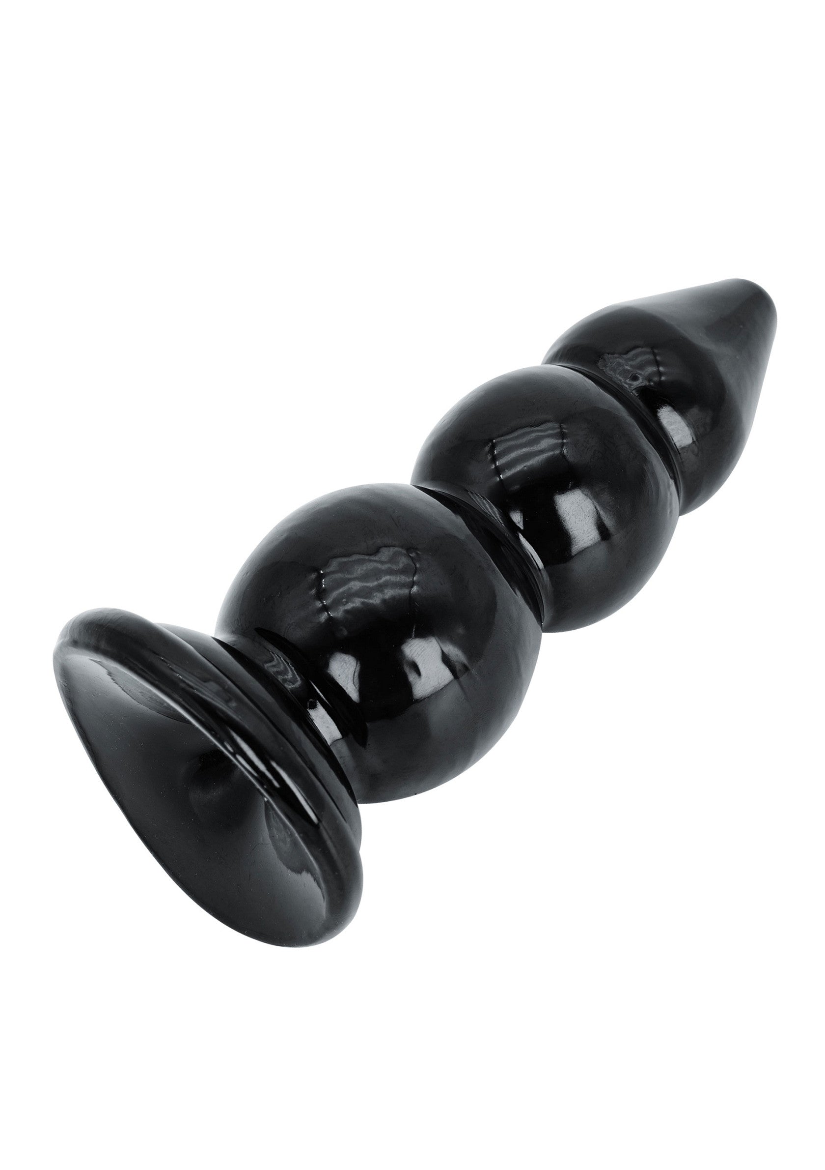 Black anal beads 23 cm