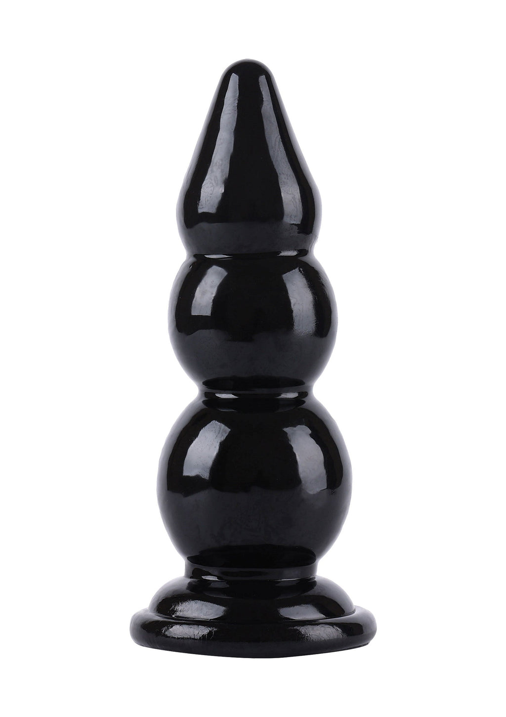 Black anal beads 23 cm