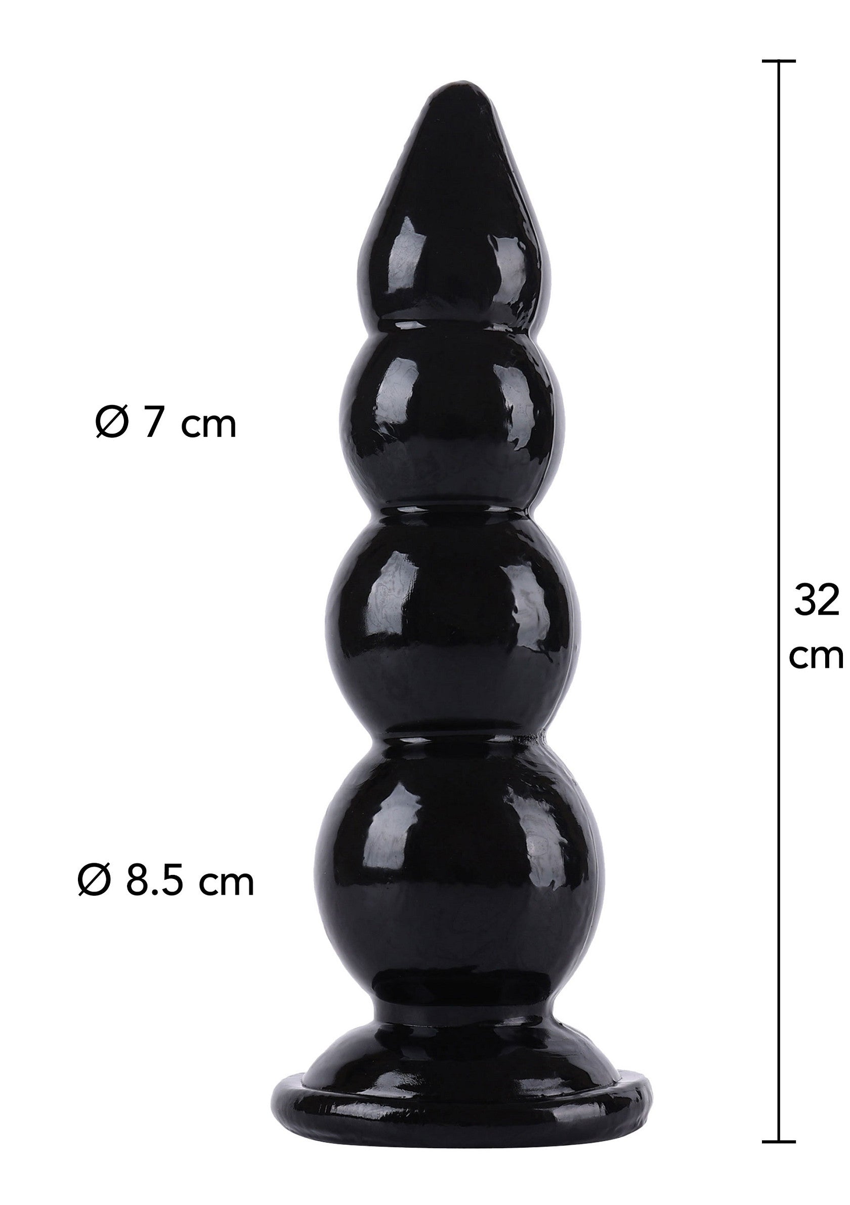 Anal beads 32 cm black