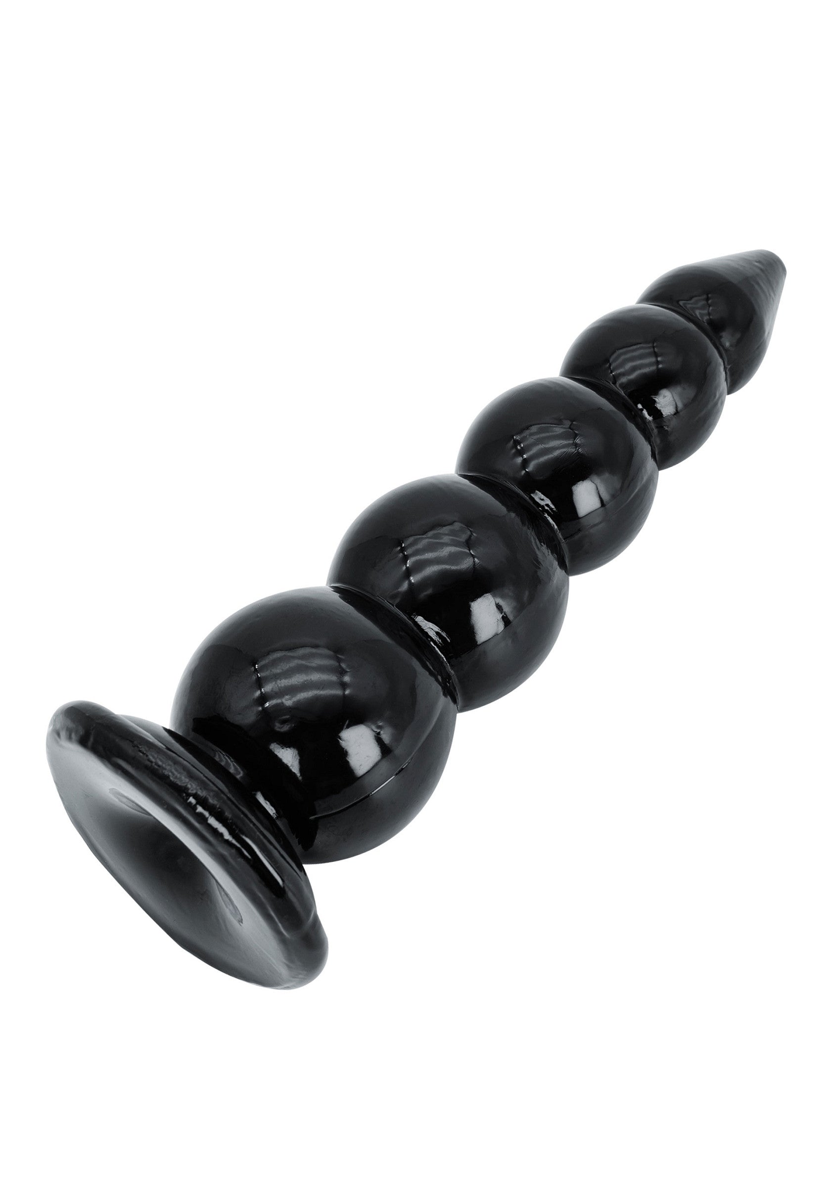 Black anal beads 40 cm