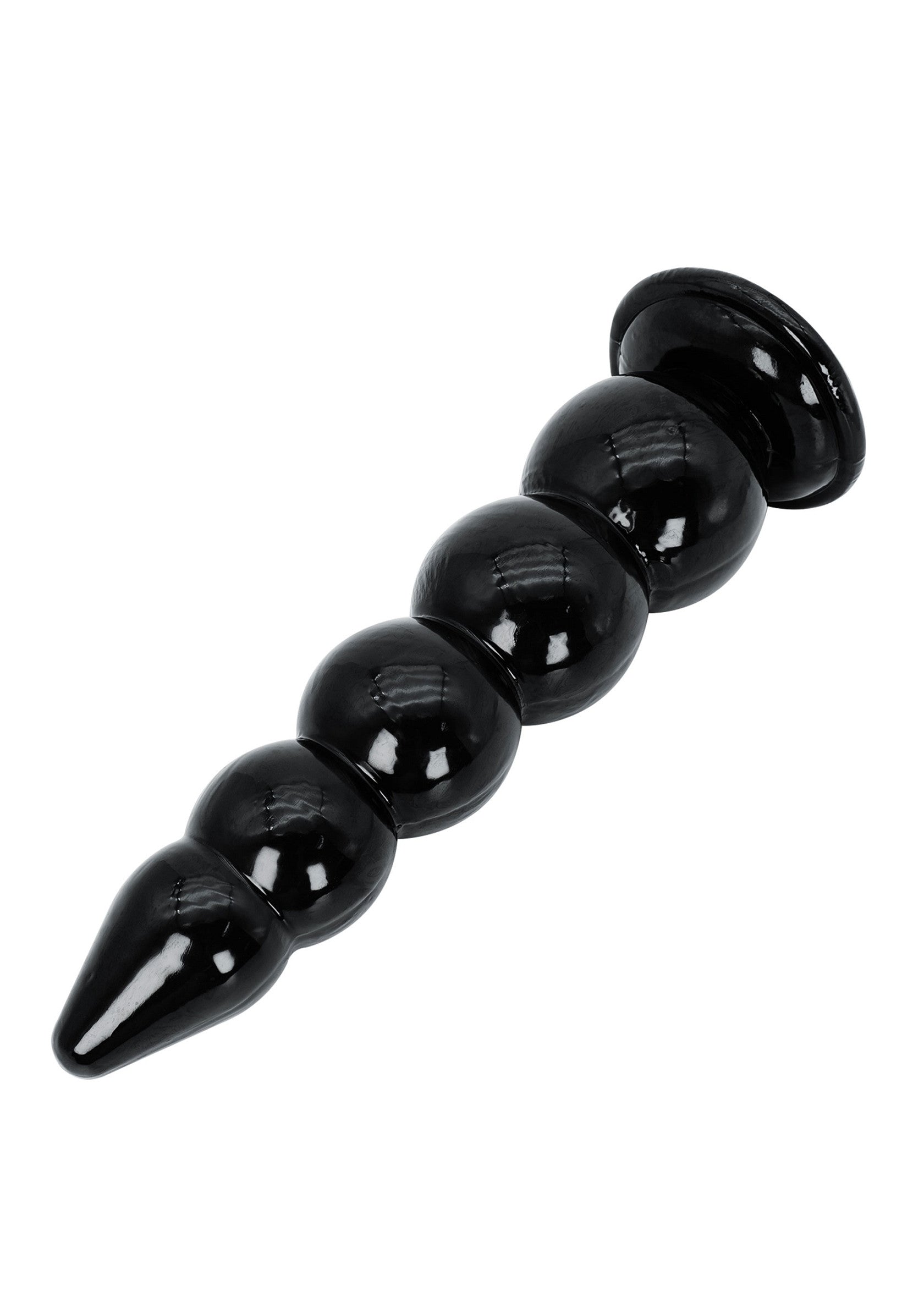 Black anal beads 40 cm