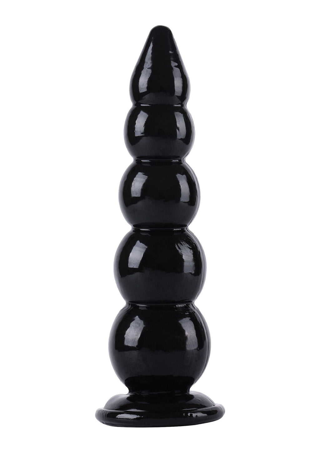 Black anal beads 40 cm