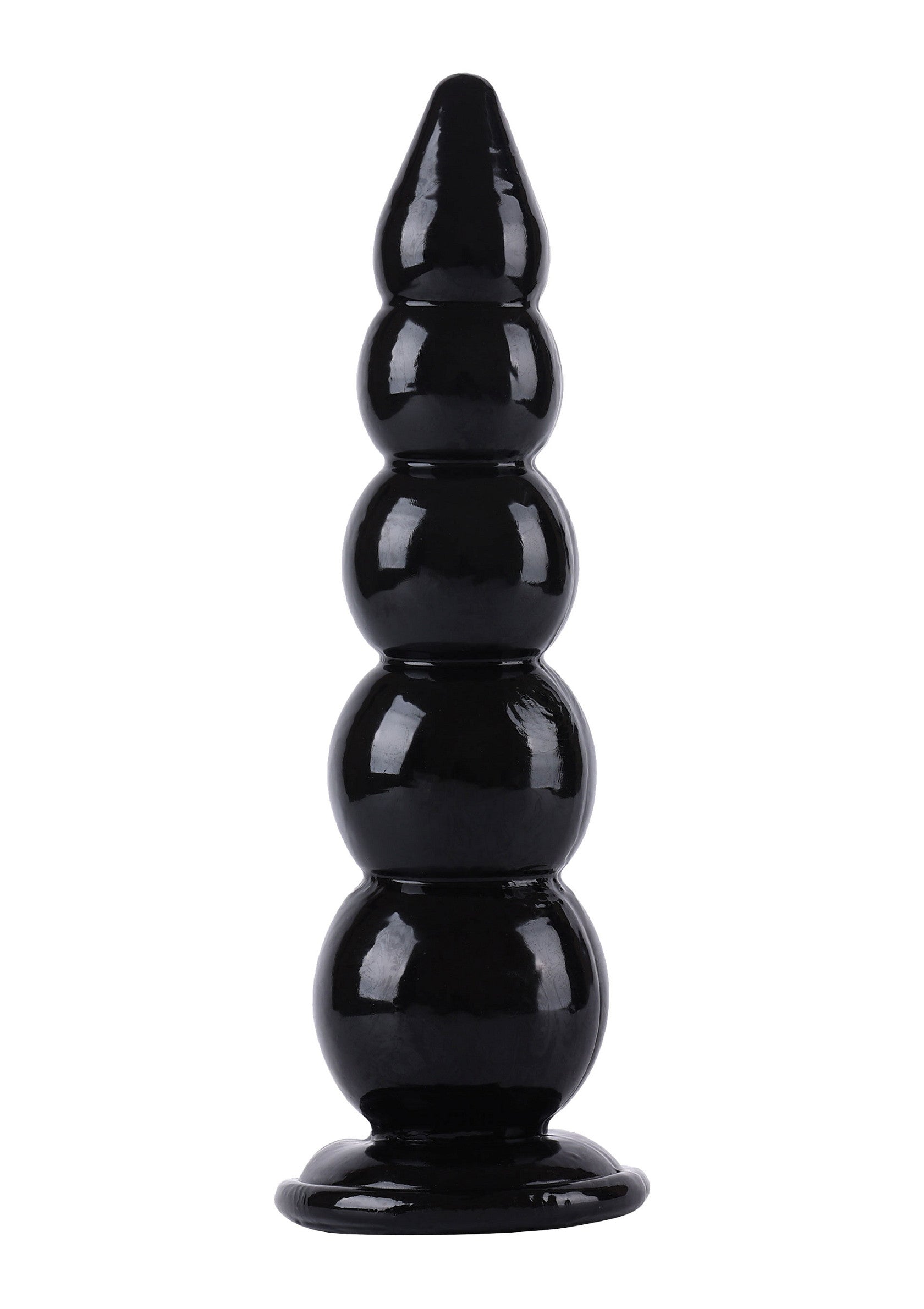 Black anal beads 40 cm