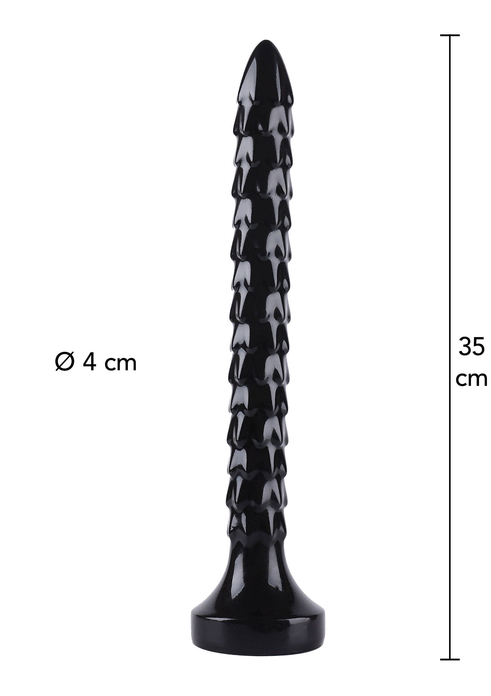 Anal snake 35 cm black