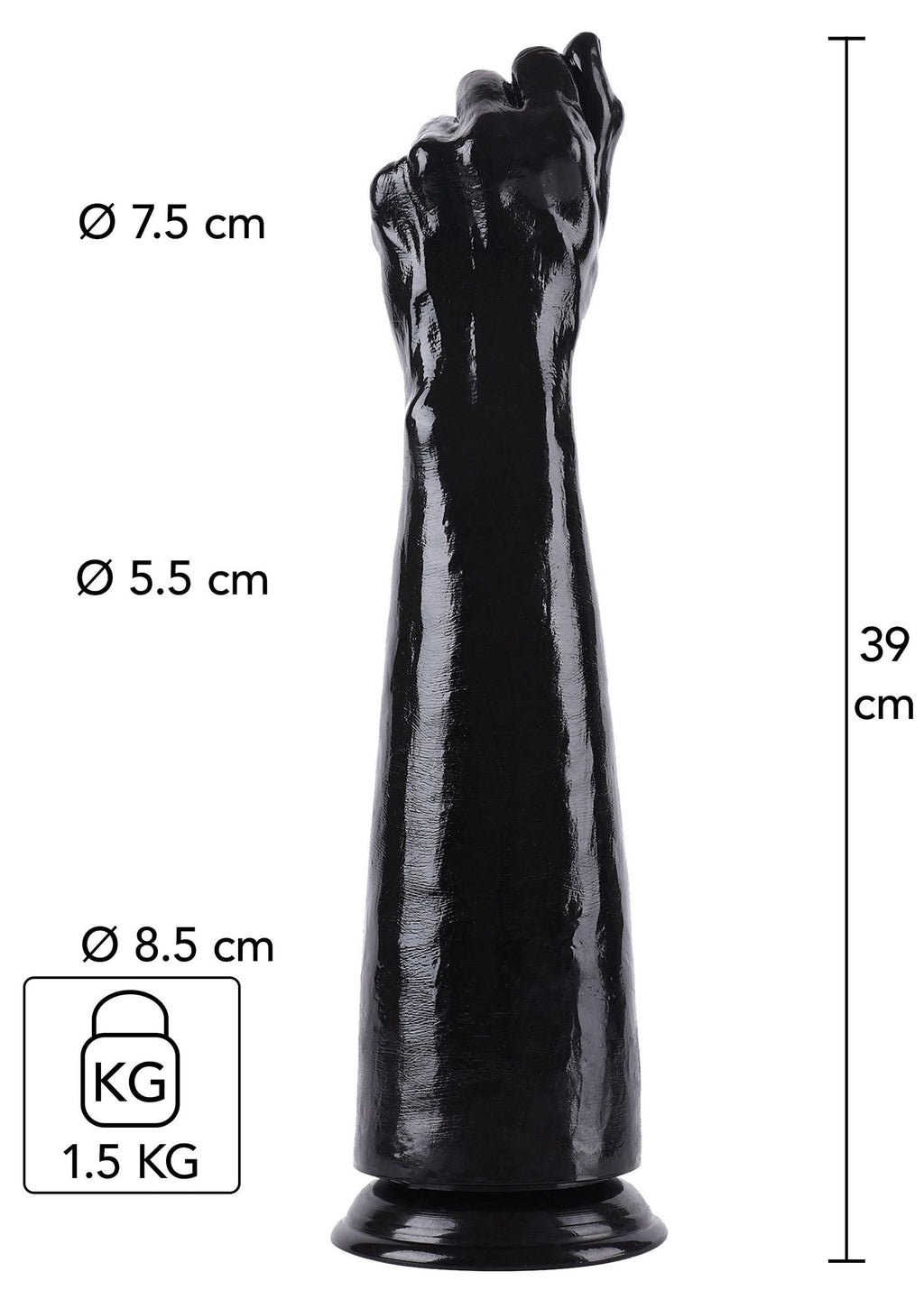 Fist Fucker 39 cm Black