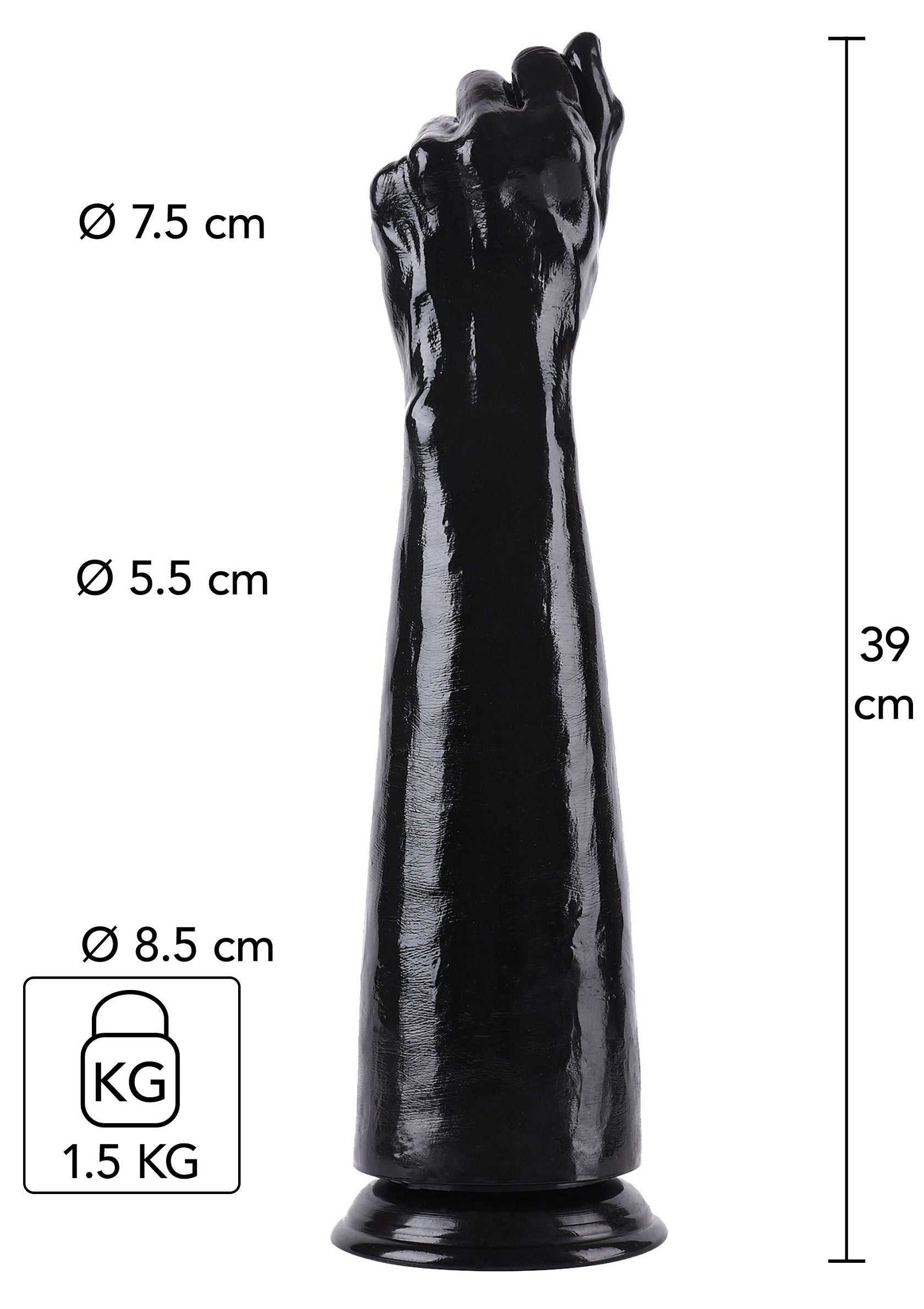 Fist Fucker 39 cm Black