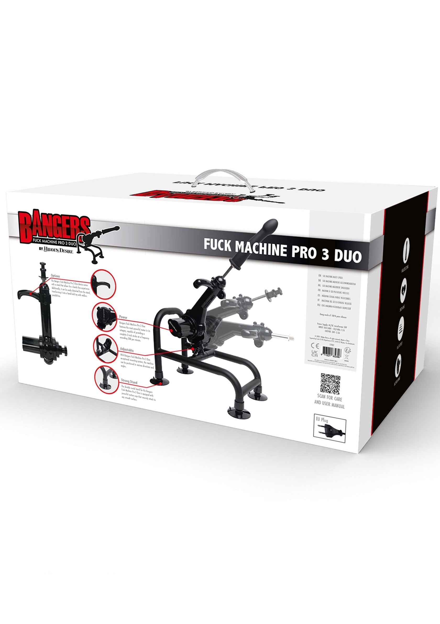 Bangers Fuck Machine Pro 3 Duo Black