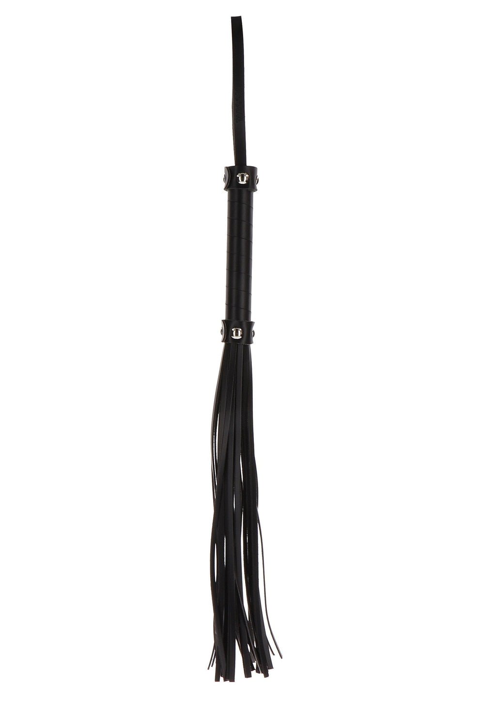 Large black whip