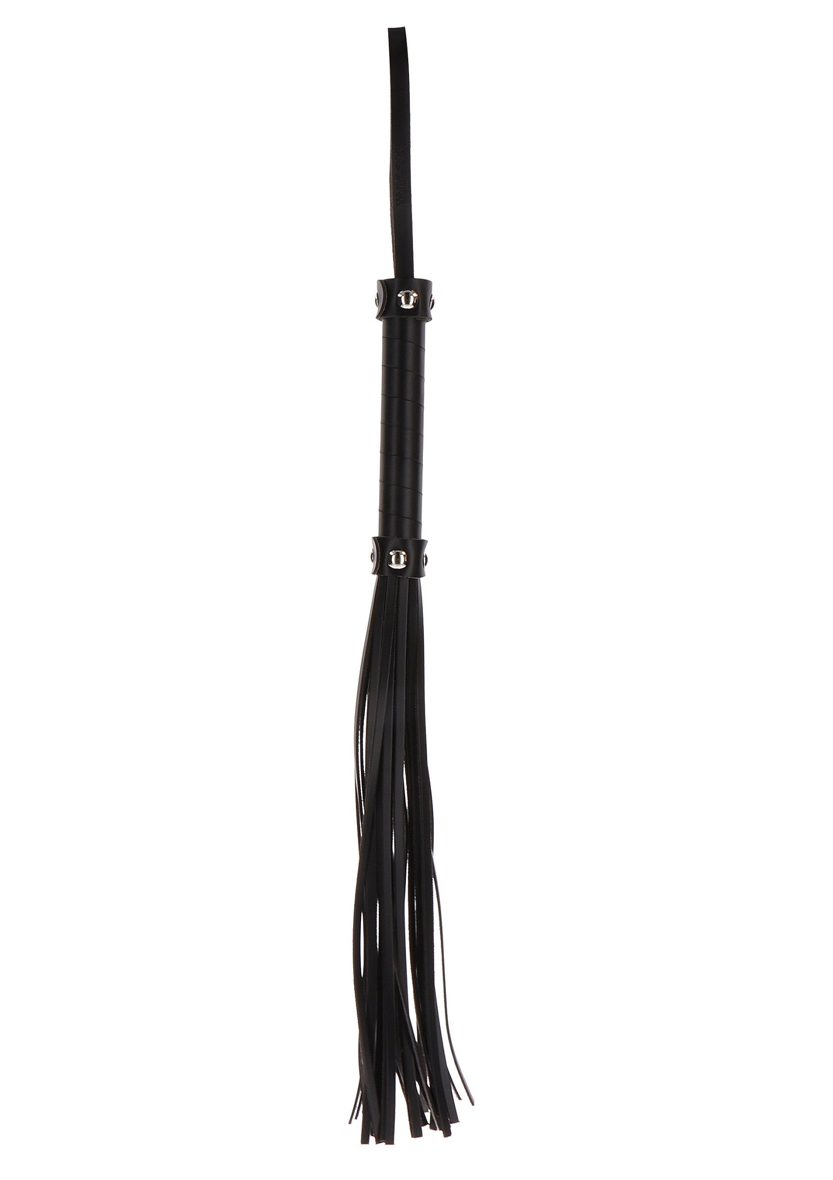 Large black whip