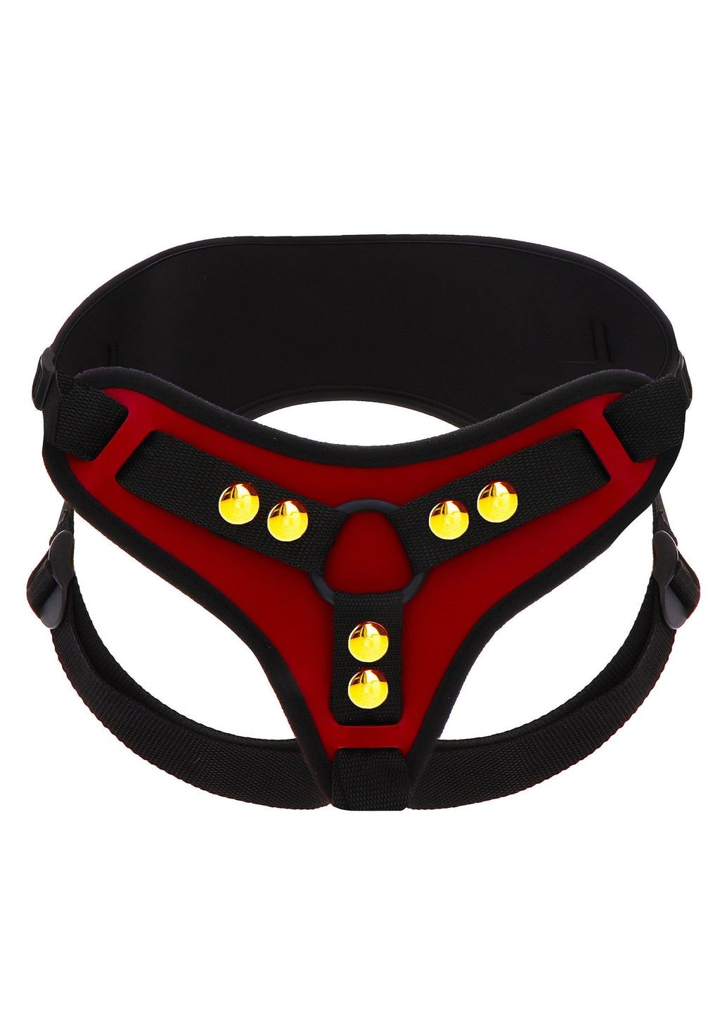 Red Deluxe Strap-On Harness