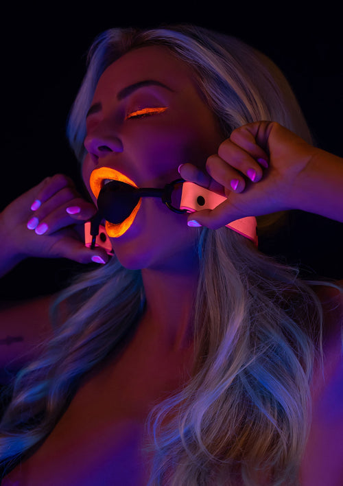 Pink ball gag