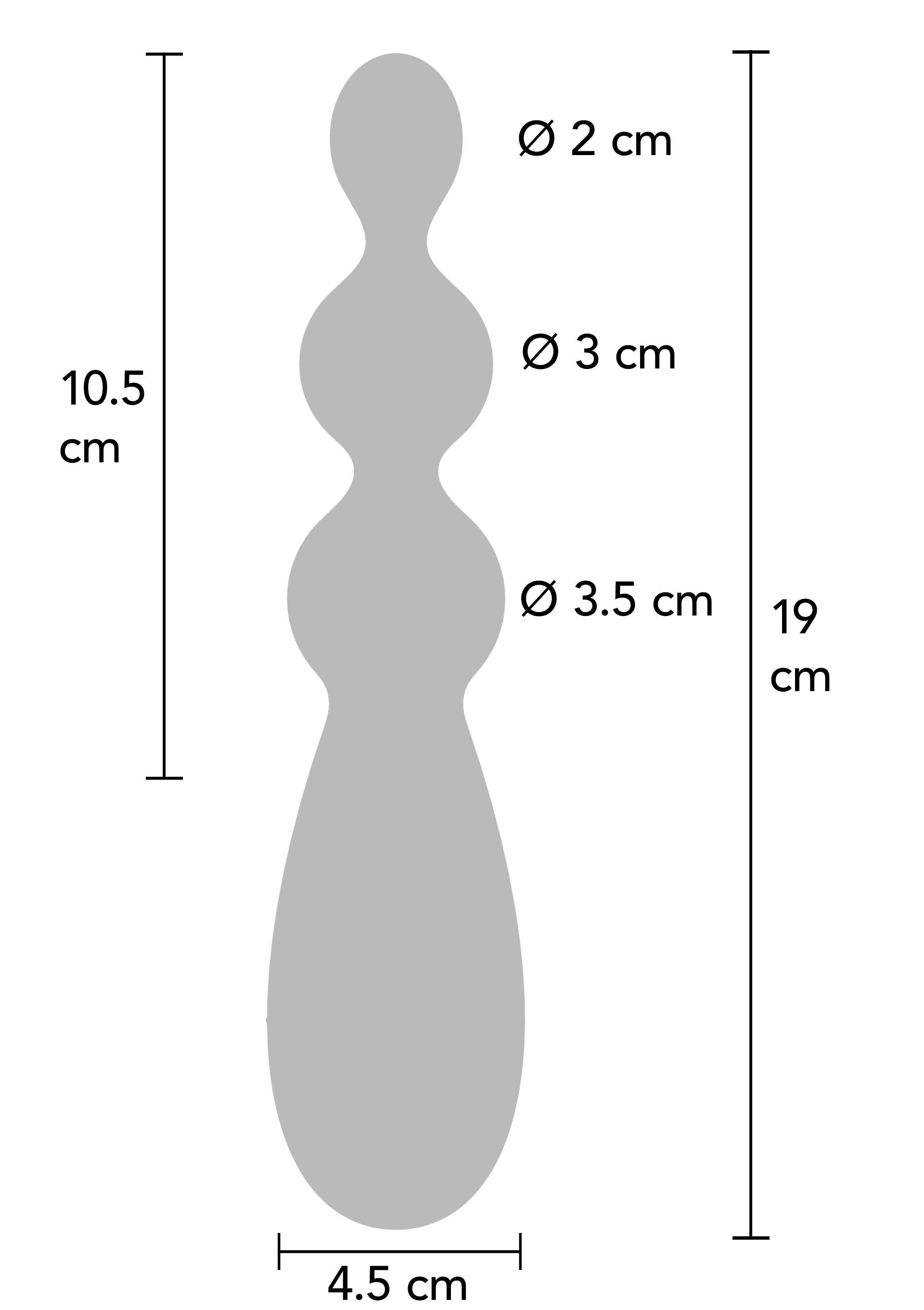Triple Thrill black anal vibrator
