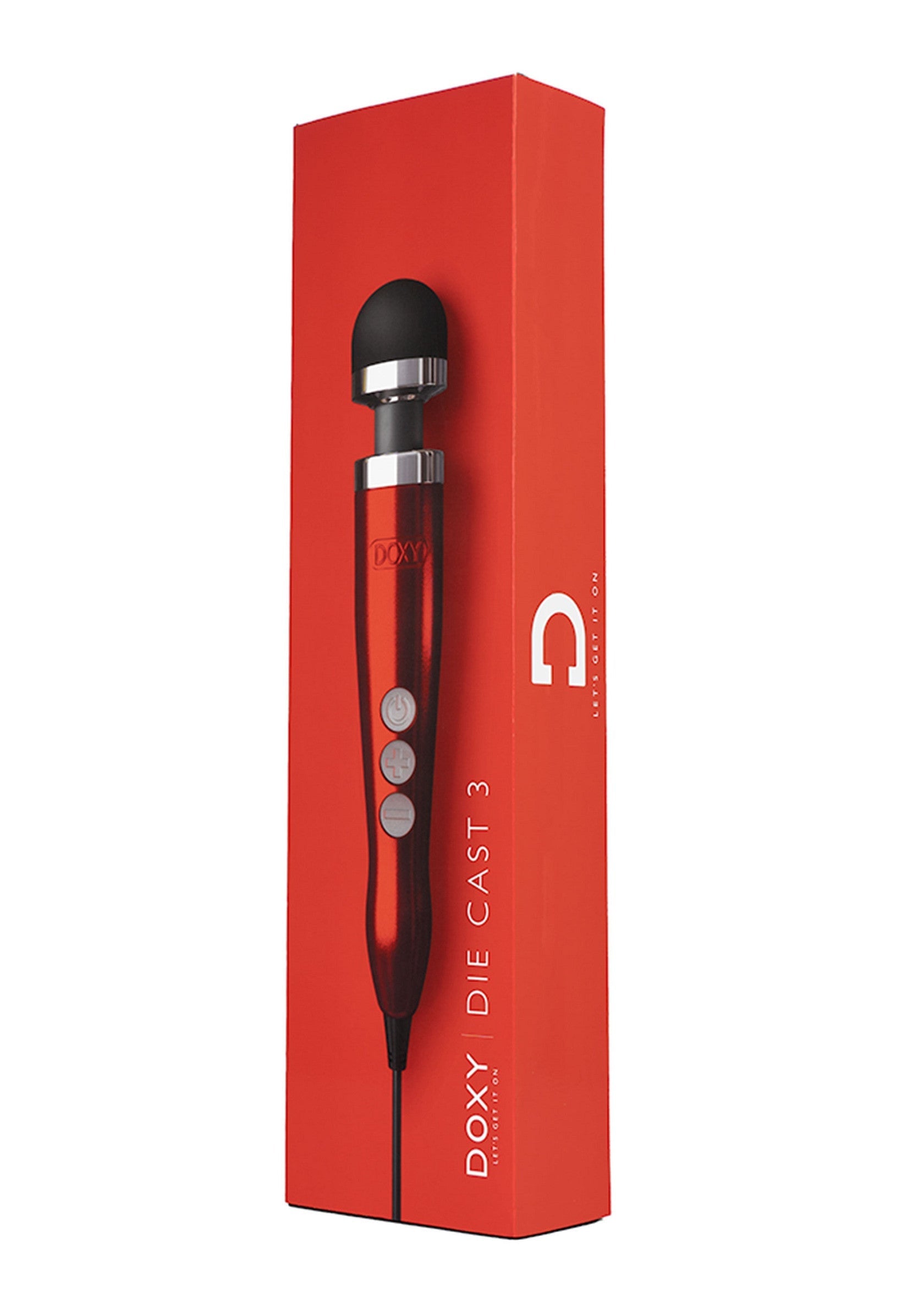 Compact Die Cast Massager 3 Red