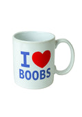 "I Love Boobs" White Mug
