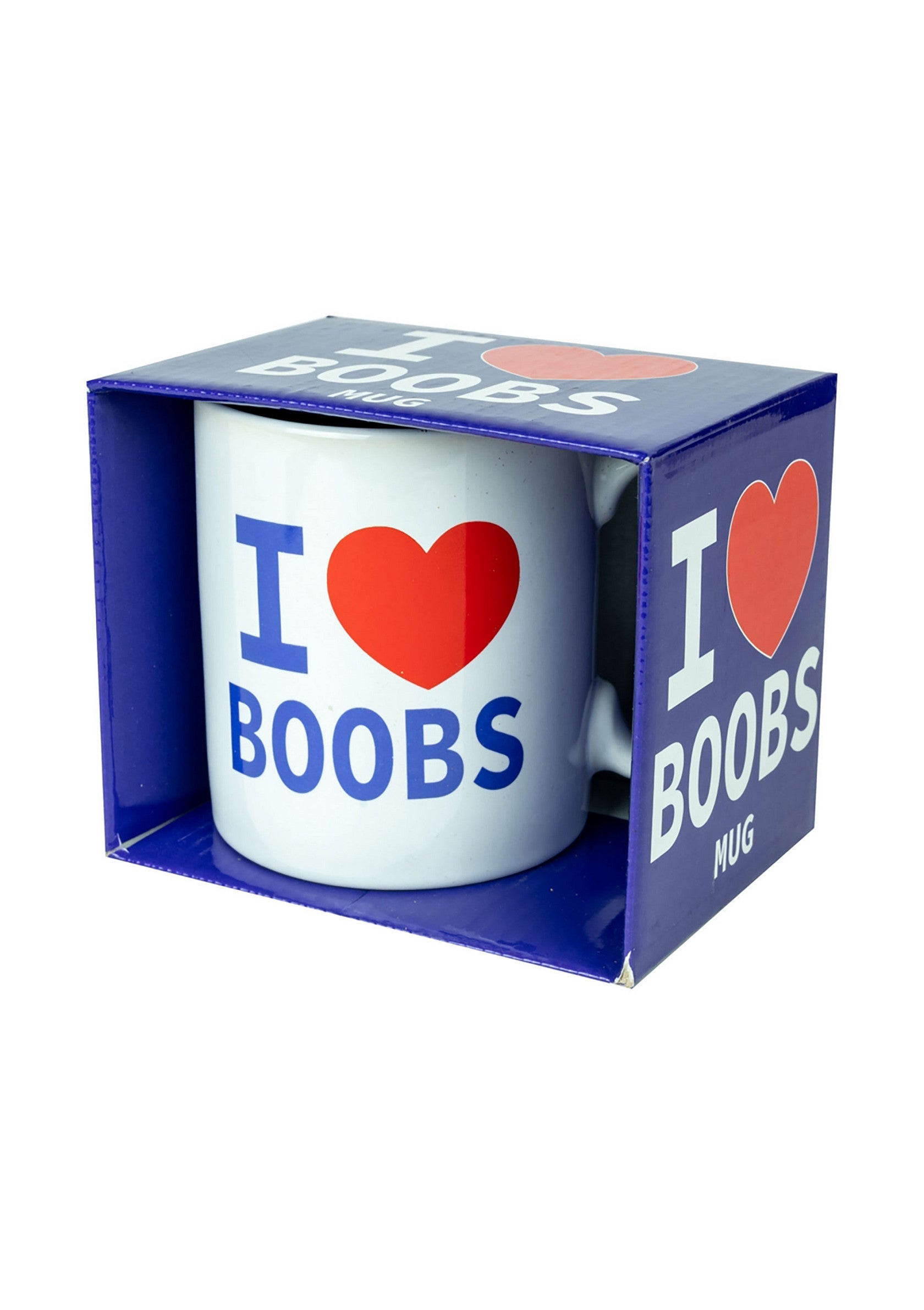 "I Love Boobs" White Mug