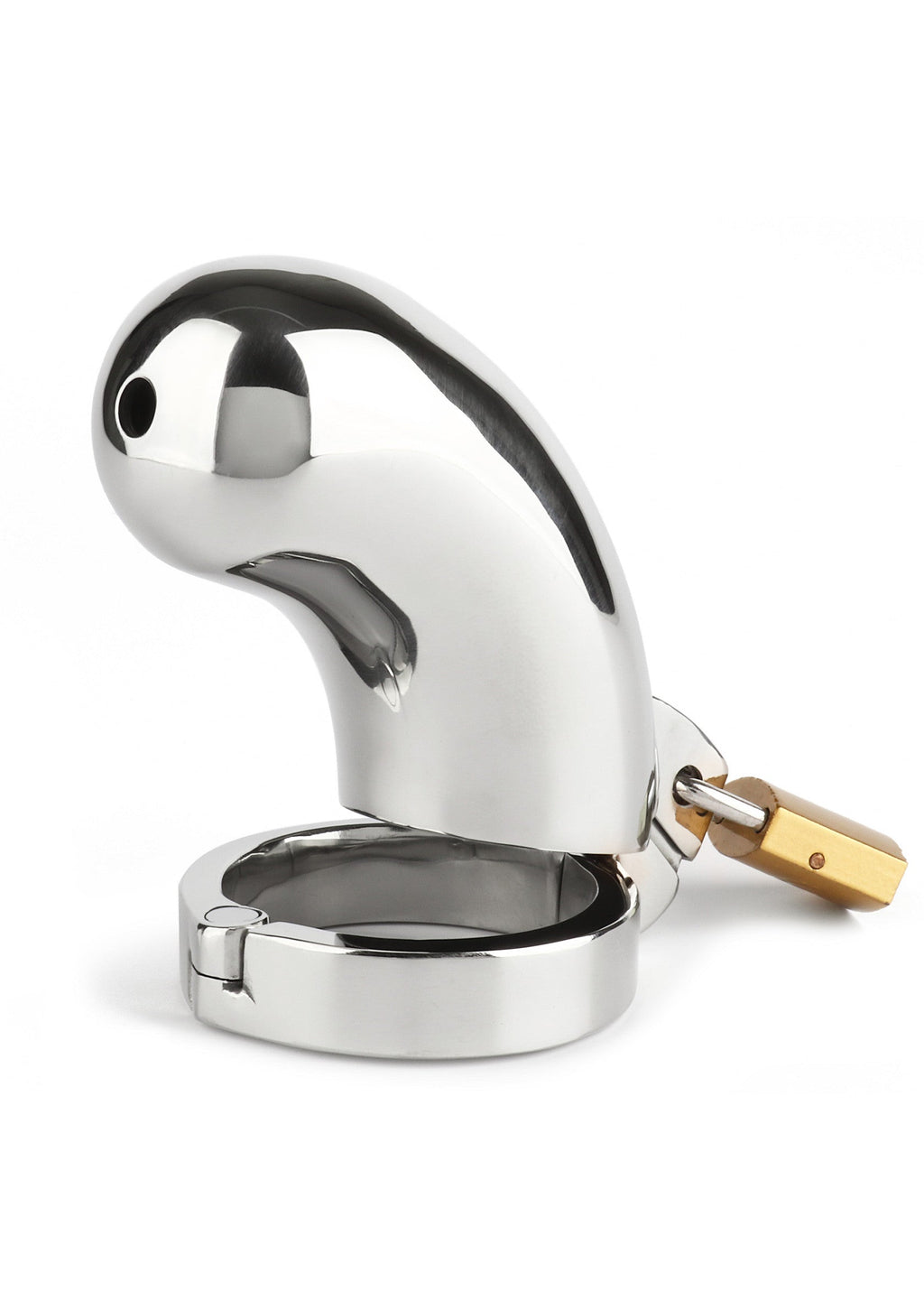 Male Chastity Device Silver Brig
