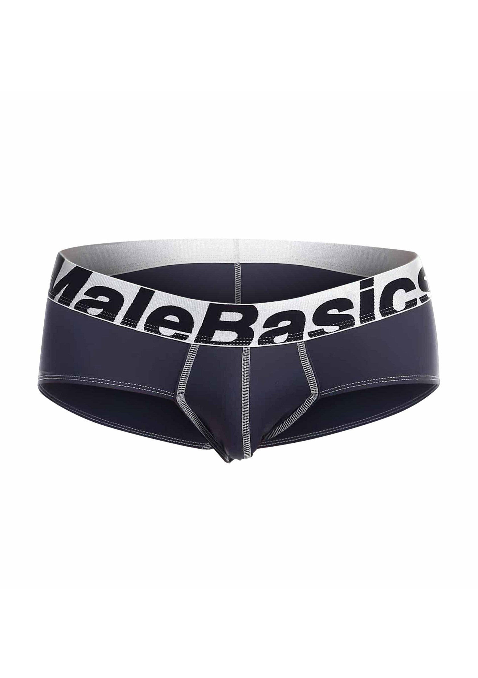 MaleBasics grey microfiber briefs
