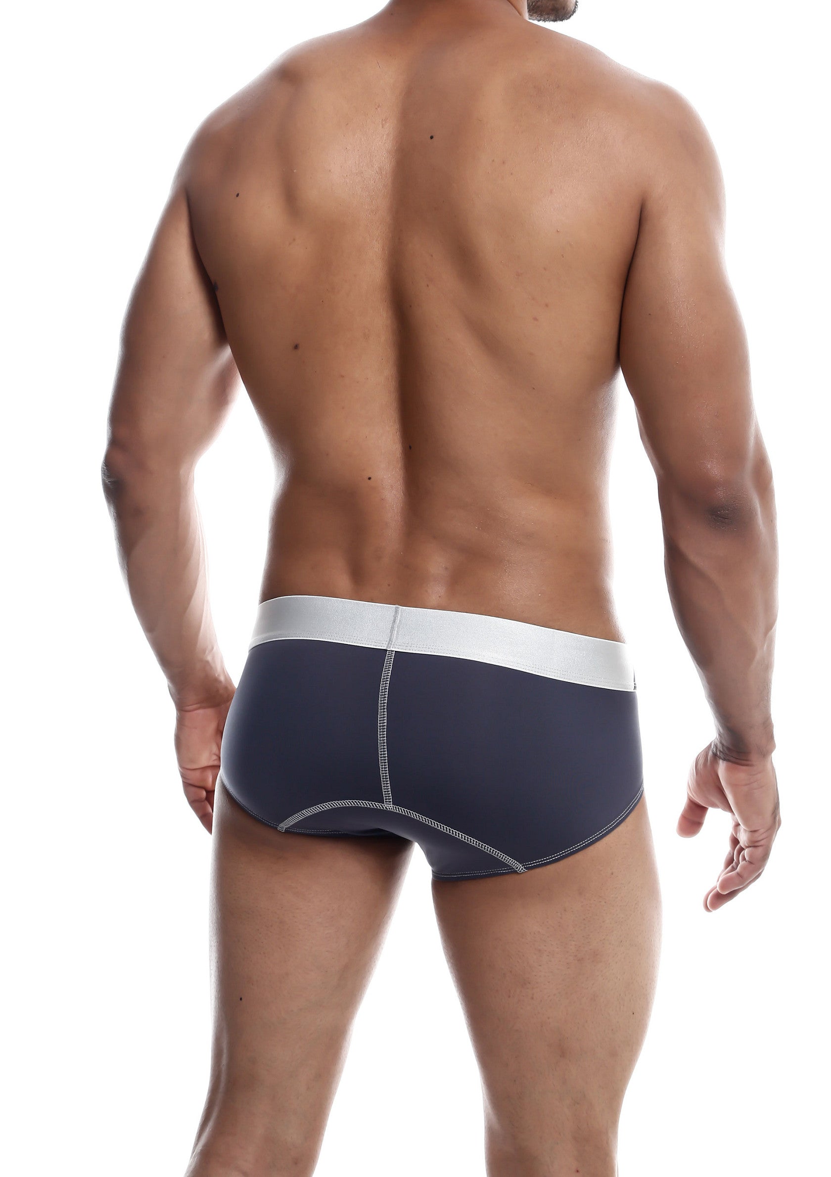 MaleBasics grey microfiber briefs