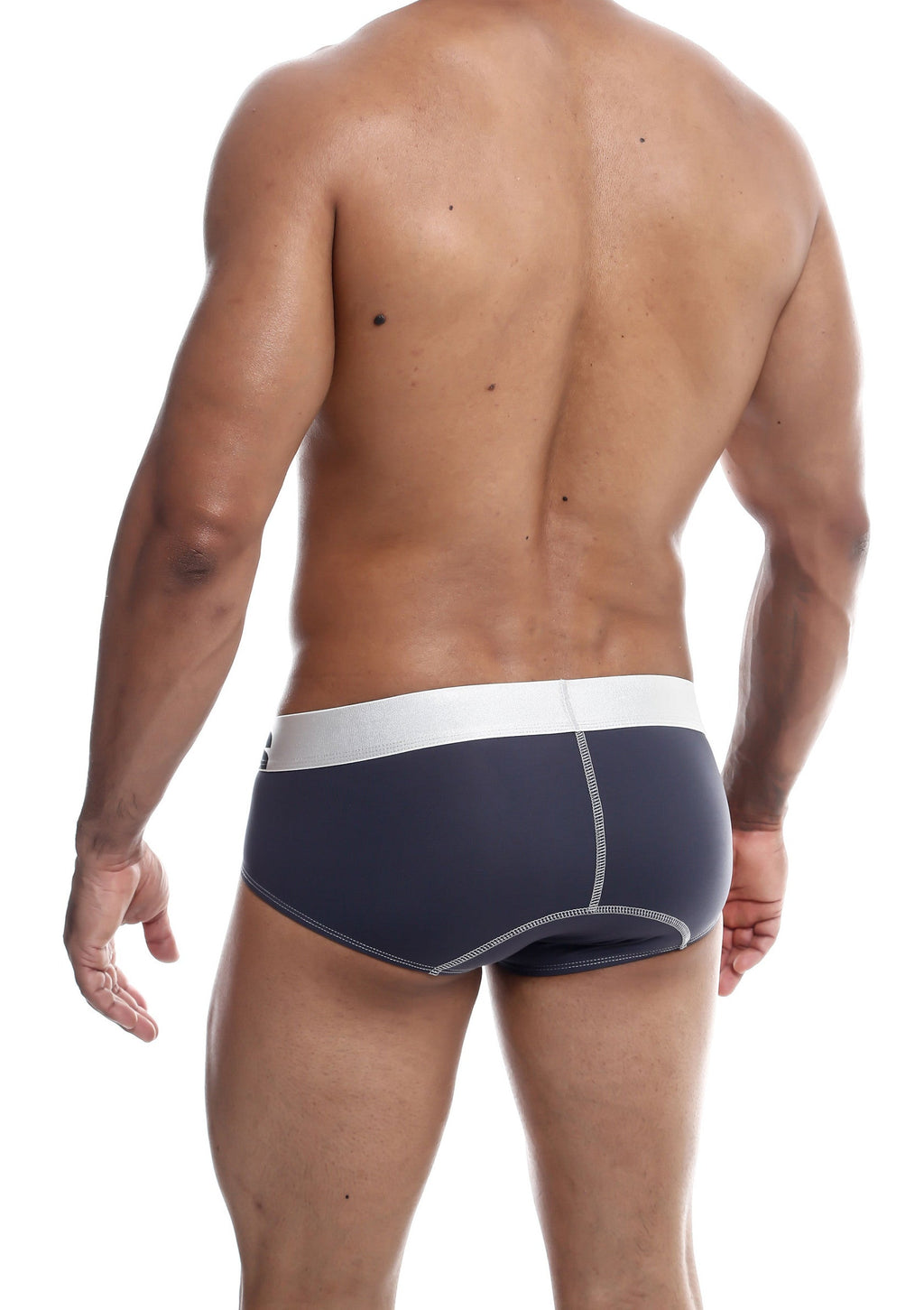 MaleBasics grey microfiber briefs