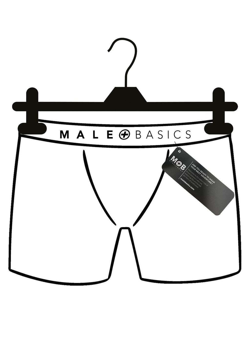 MaleBasics grey microfiber briefs