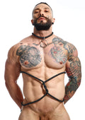 DNGEON Black Rope Penis Ring