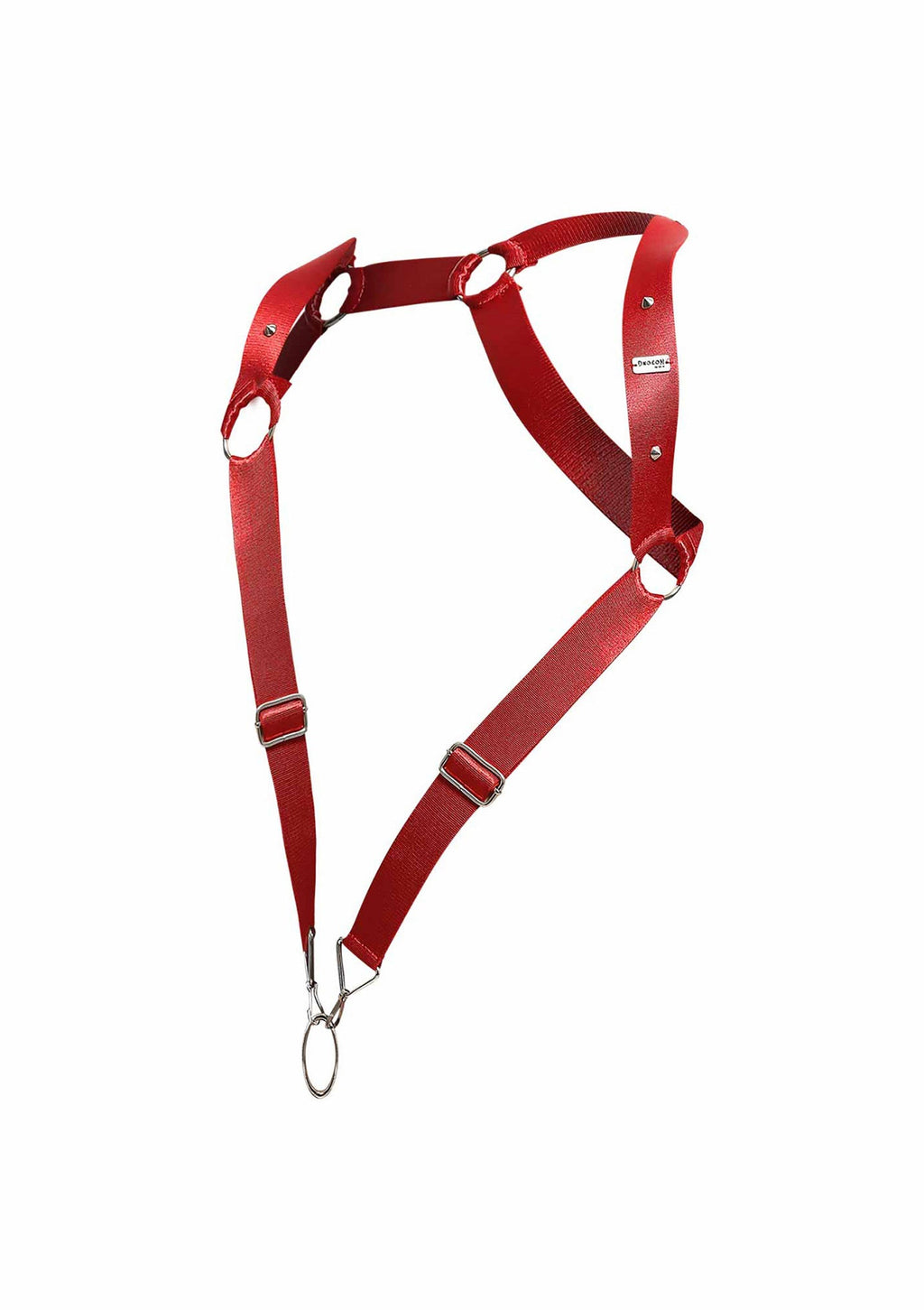 DNGEON Red Straight Back Harness