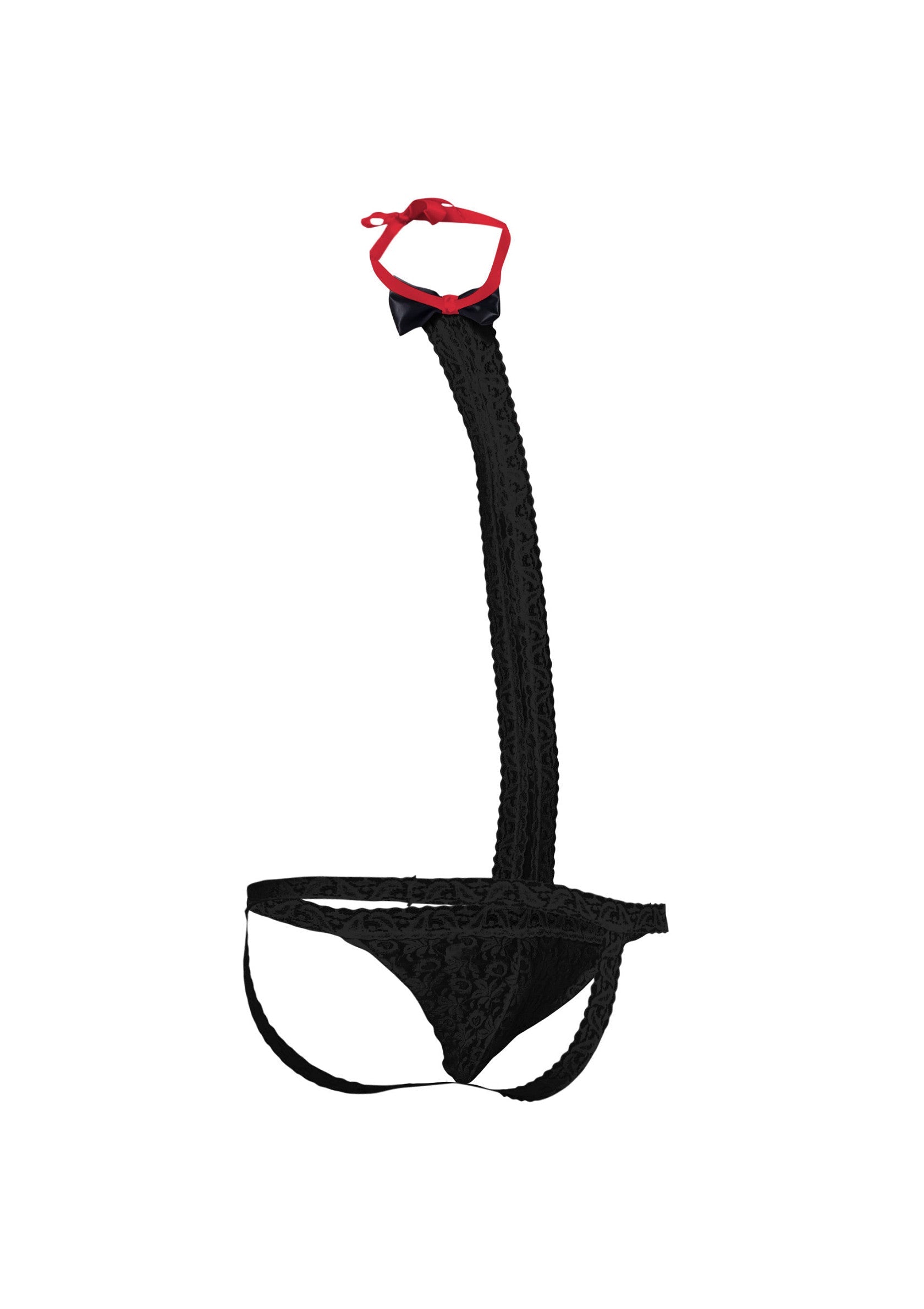 MOB Tuxedo black lace thong