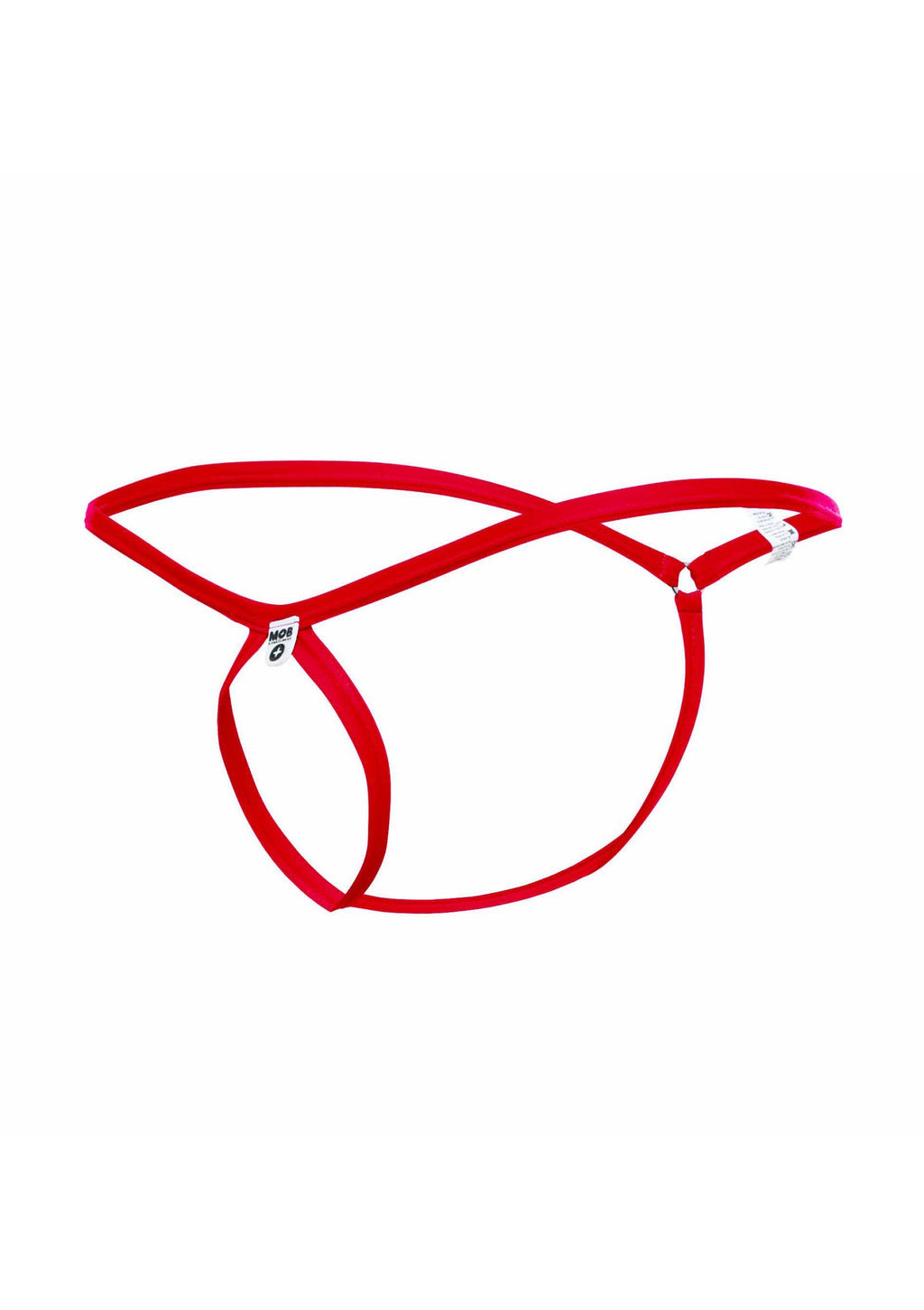 Red teardrop thong