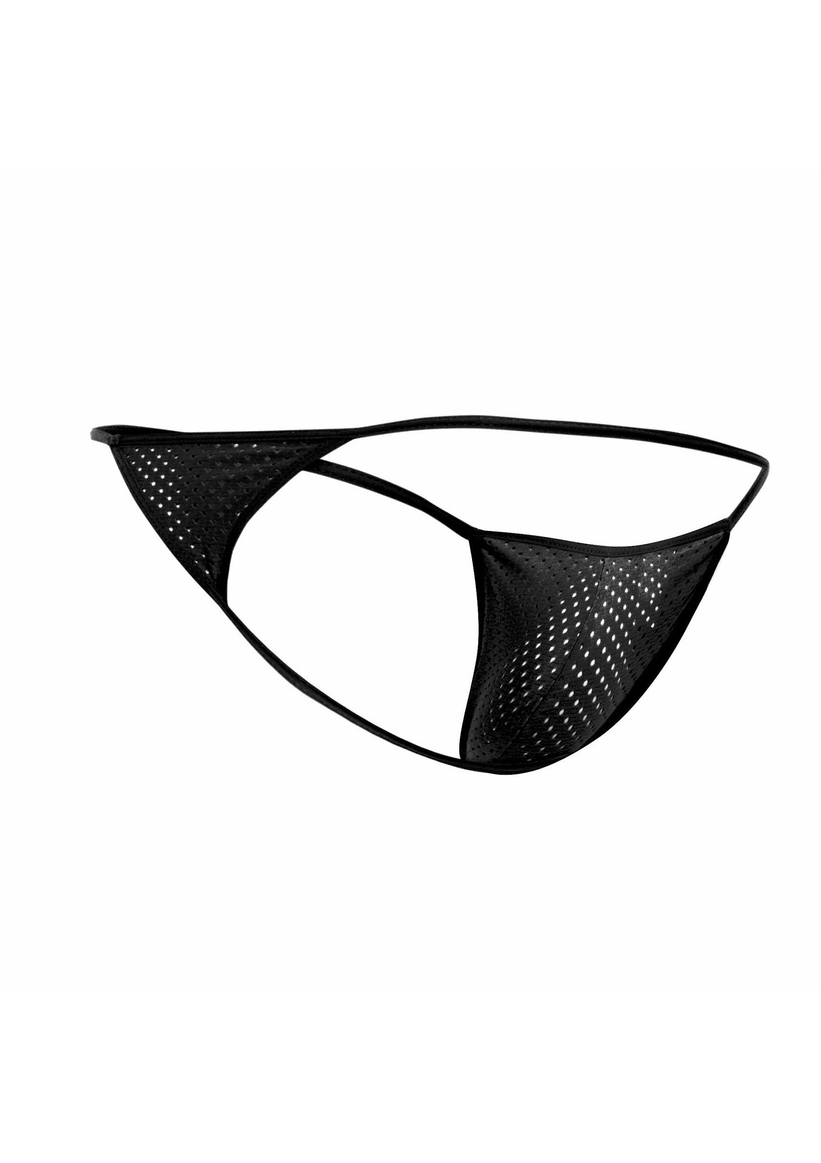 MOB Microfiber V-String Black