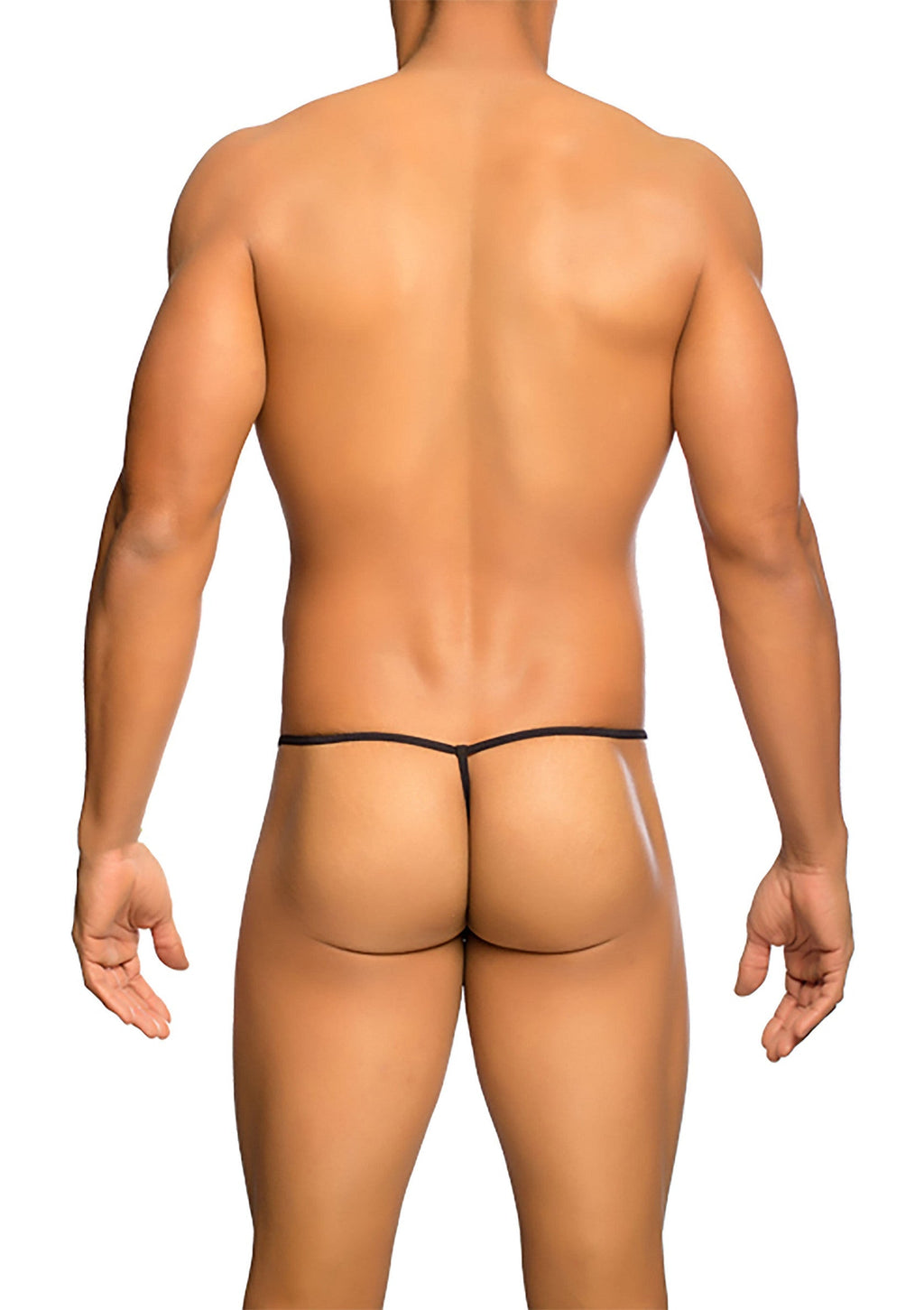 MOB Sheer T-Back Thong Black