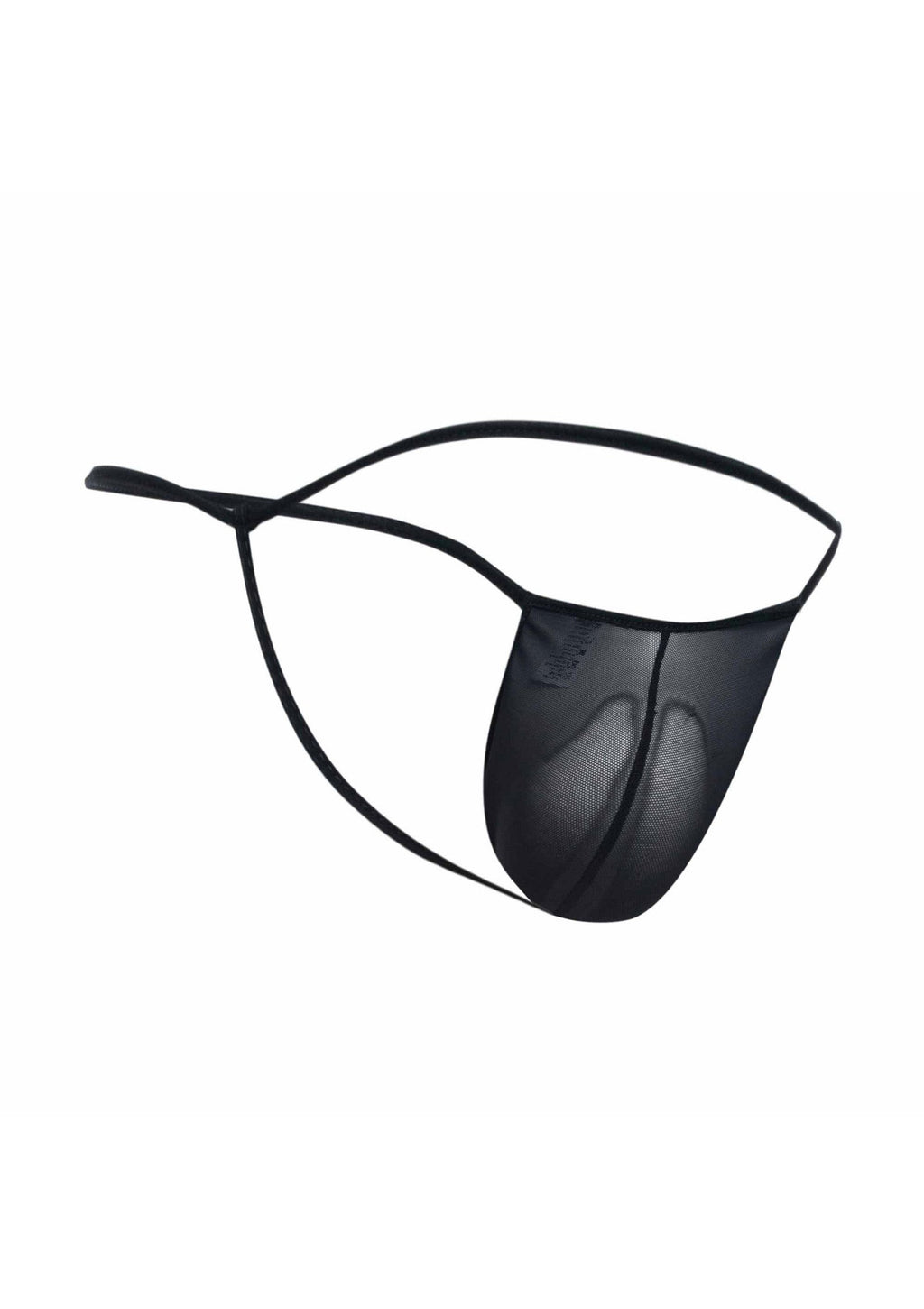 MOB Sheer T-Back Thong Black