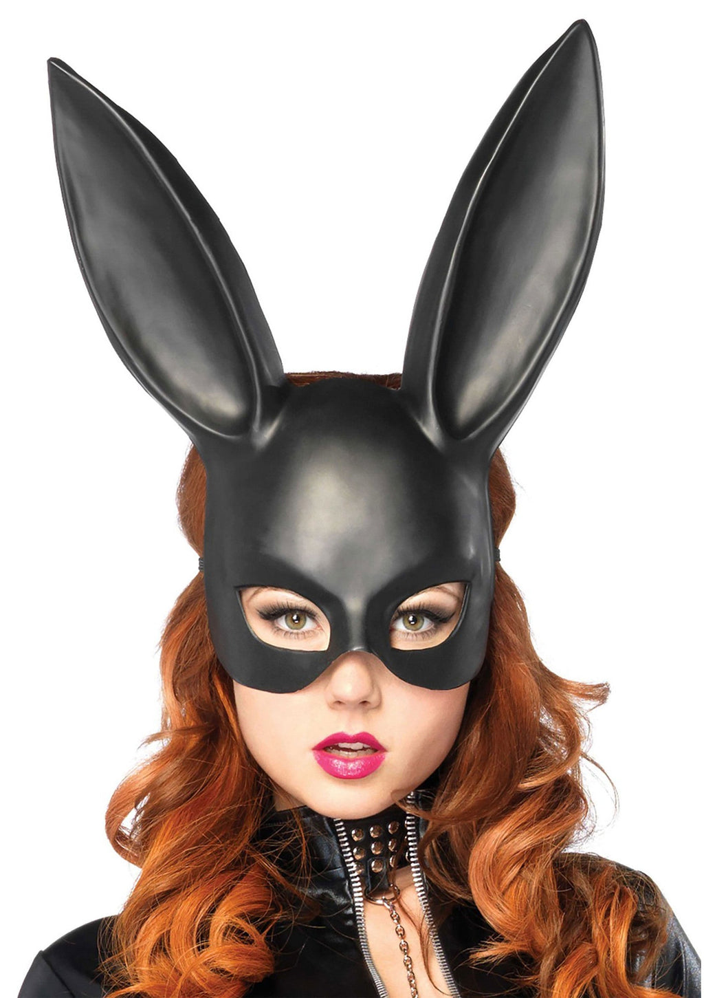 Black masquerade bunny mask