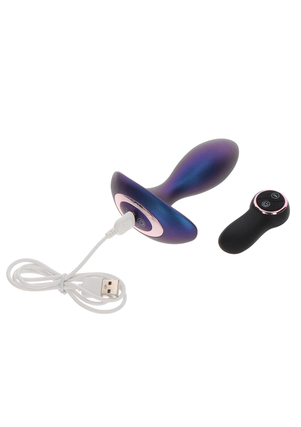 The Brave blue vibrating anal plug