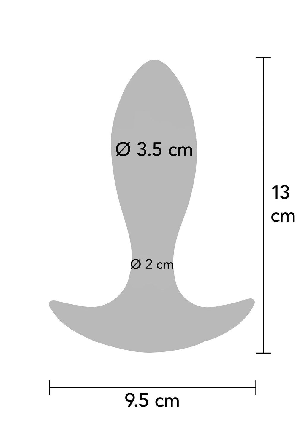 The Brave blue vibrating anal plug