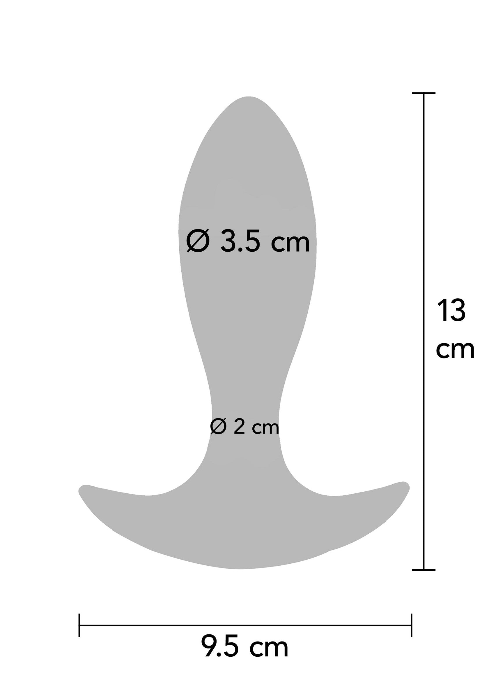 The Brave blue vibrating anal plug