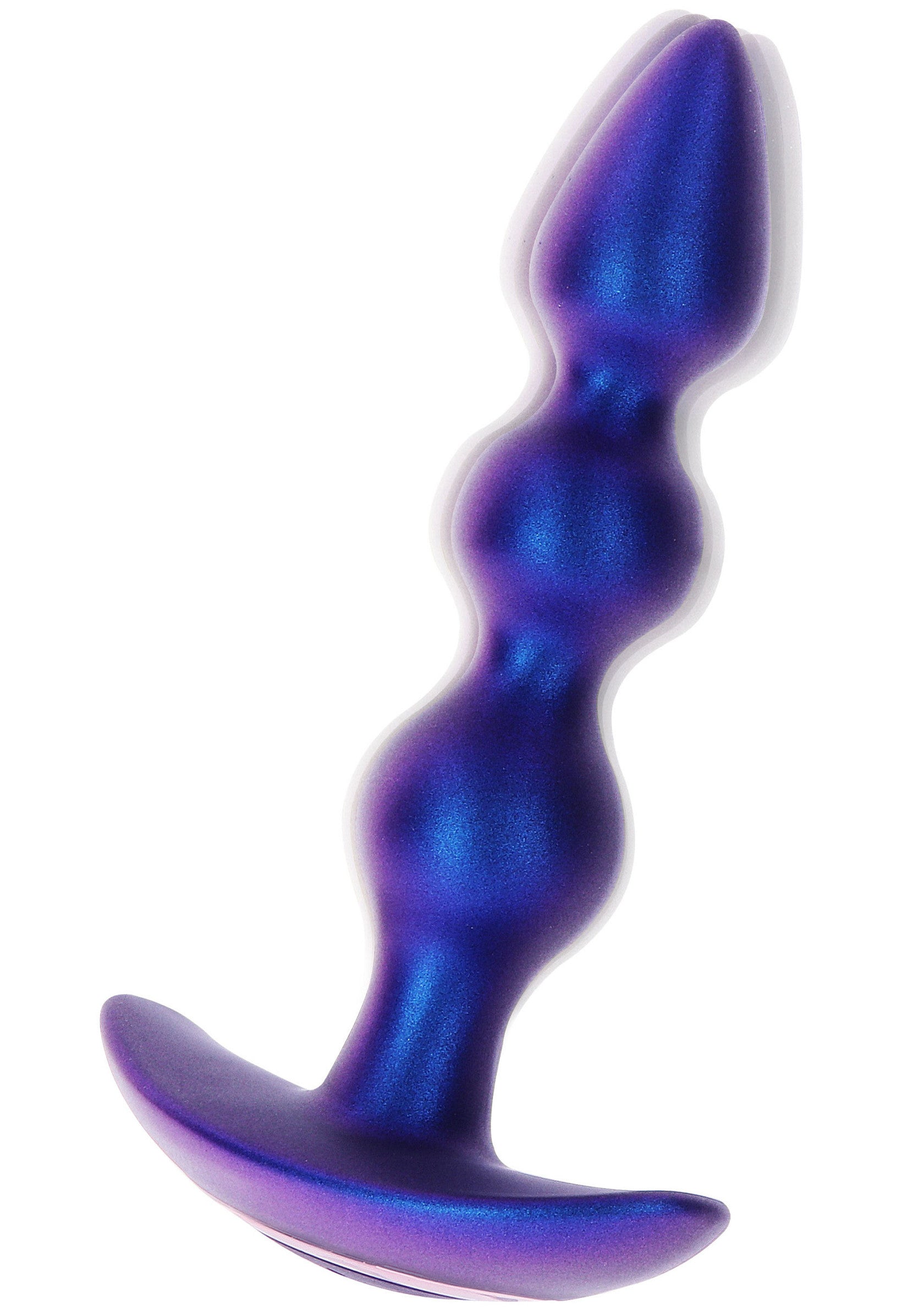 The vibrating anal plug with bold blue beads