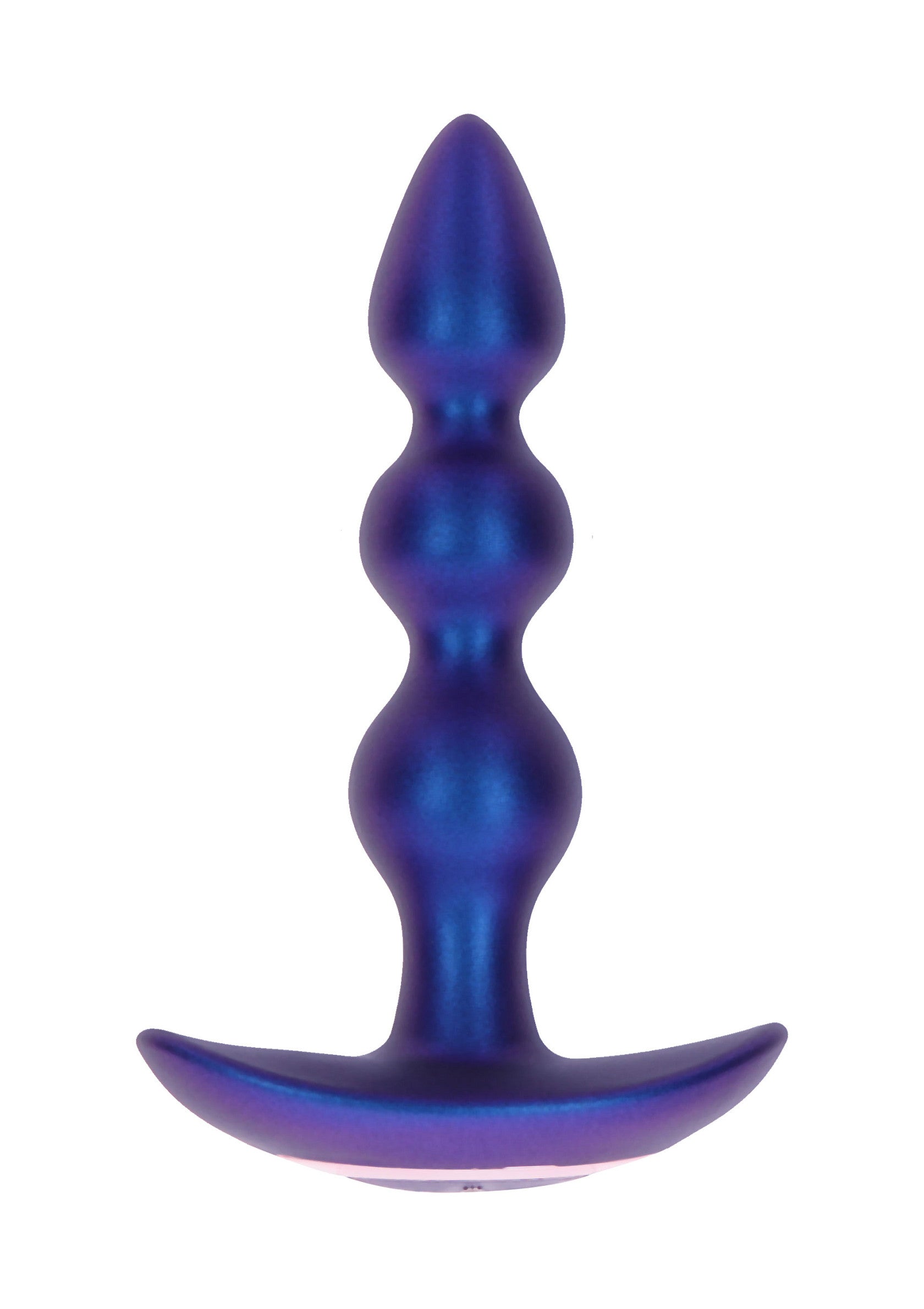The vibrating anal plug with bold blue beads