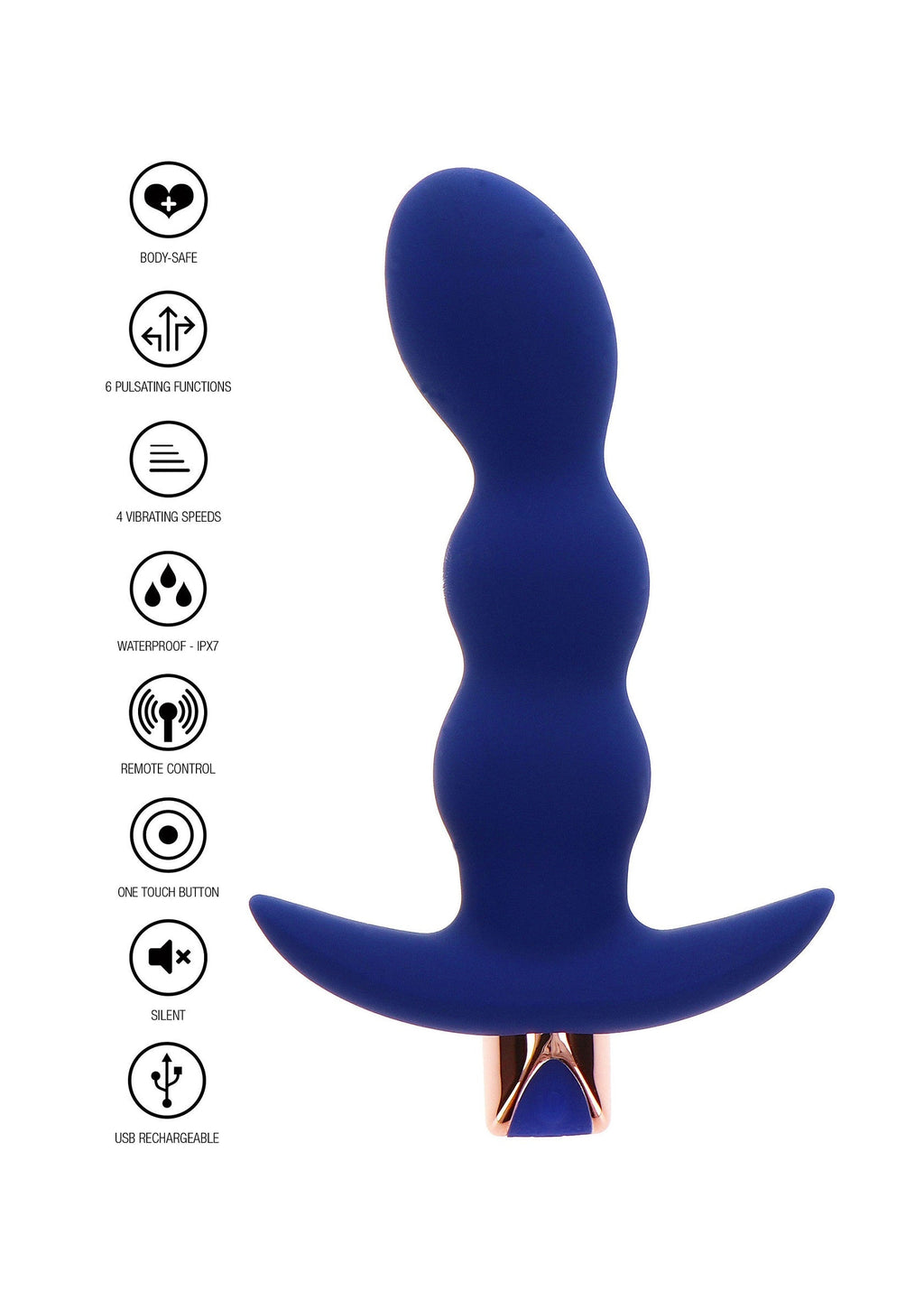 The Risque Blue Buttplug