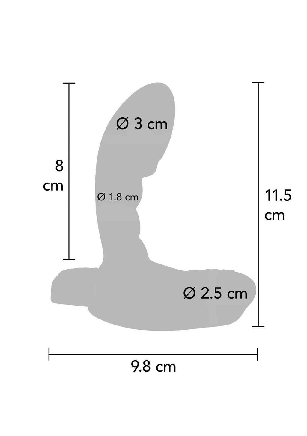 The Heroic P-Spot Anal Plug Blue