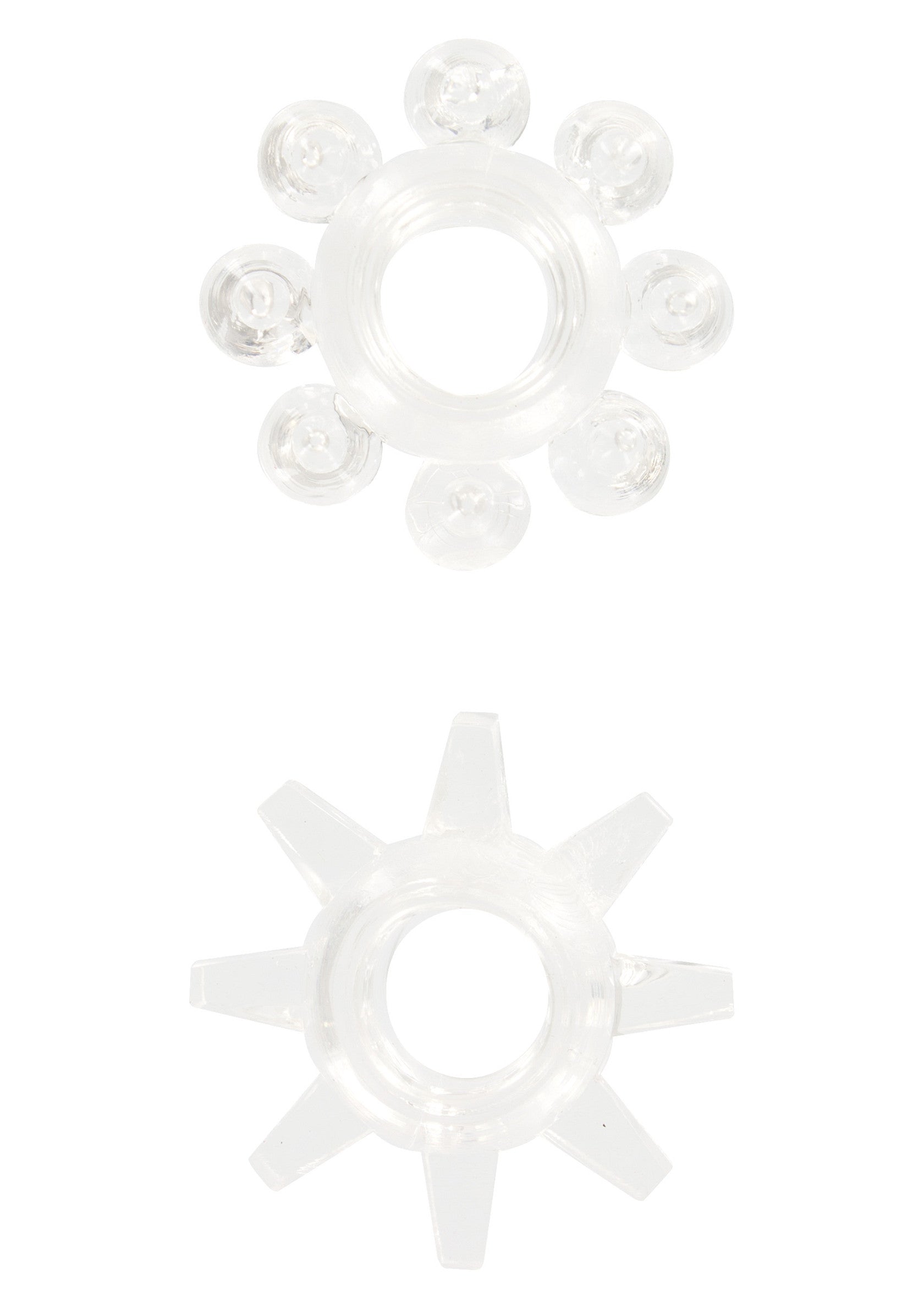 2 Pieces Transparent Power Stretchy Elastic Rings