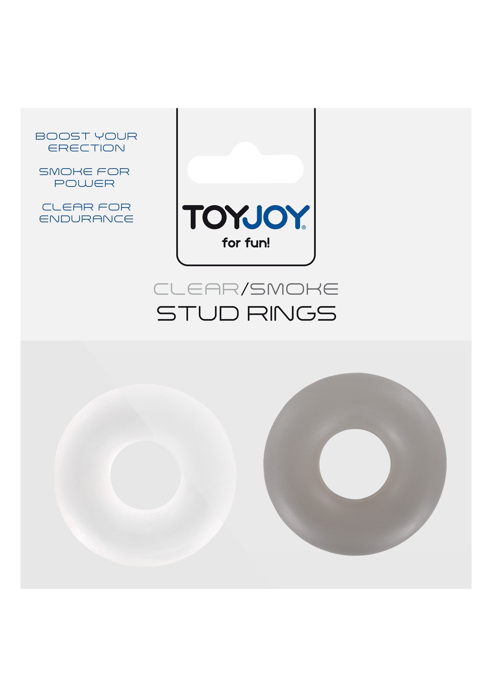 2 pieces transparent button rings