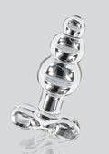 Transparent crystal anal jewel