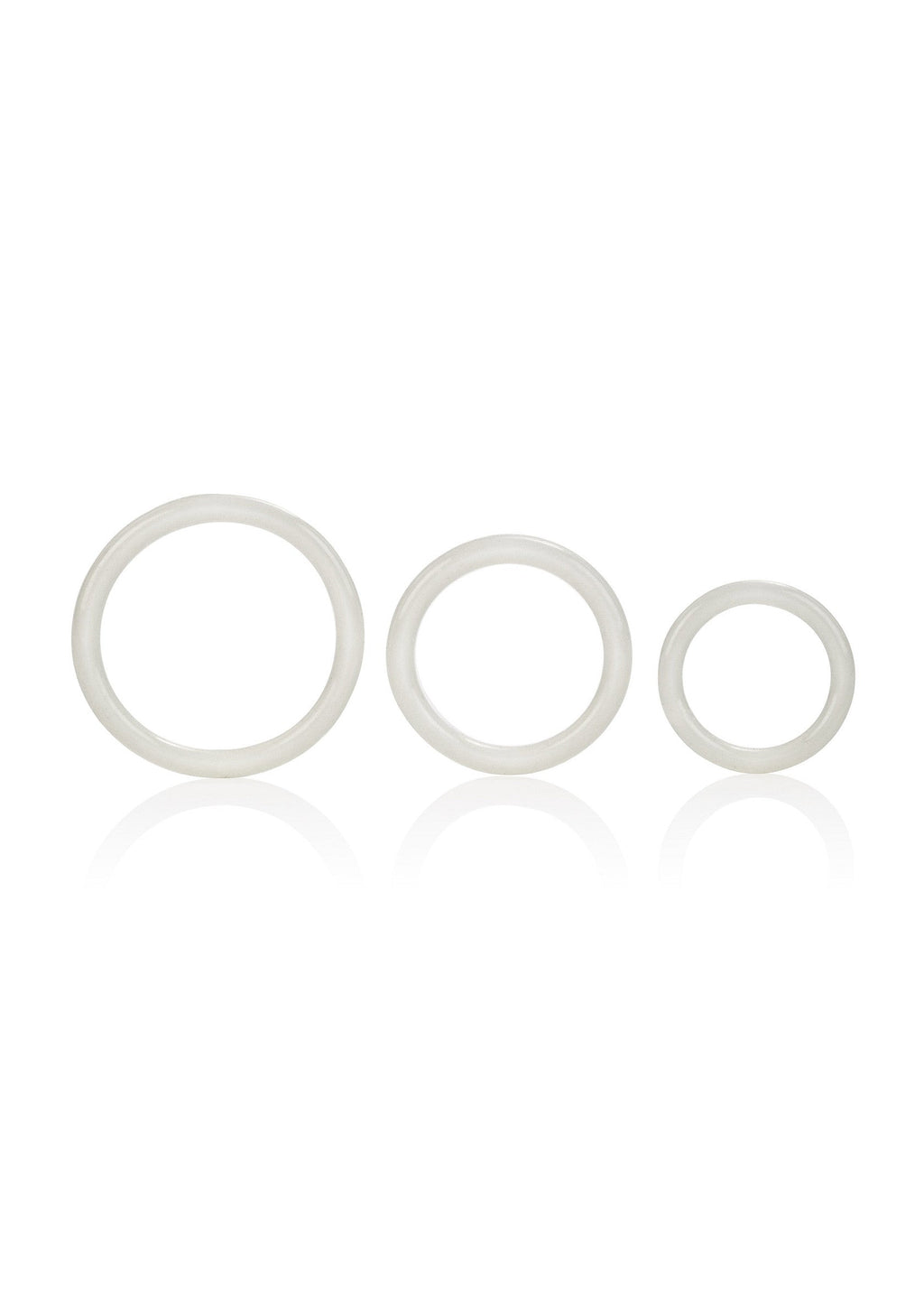 White Tri-Rings