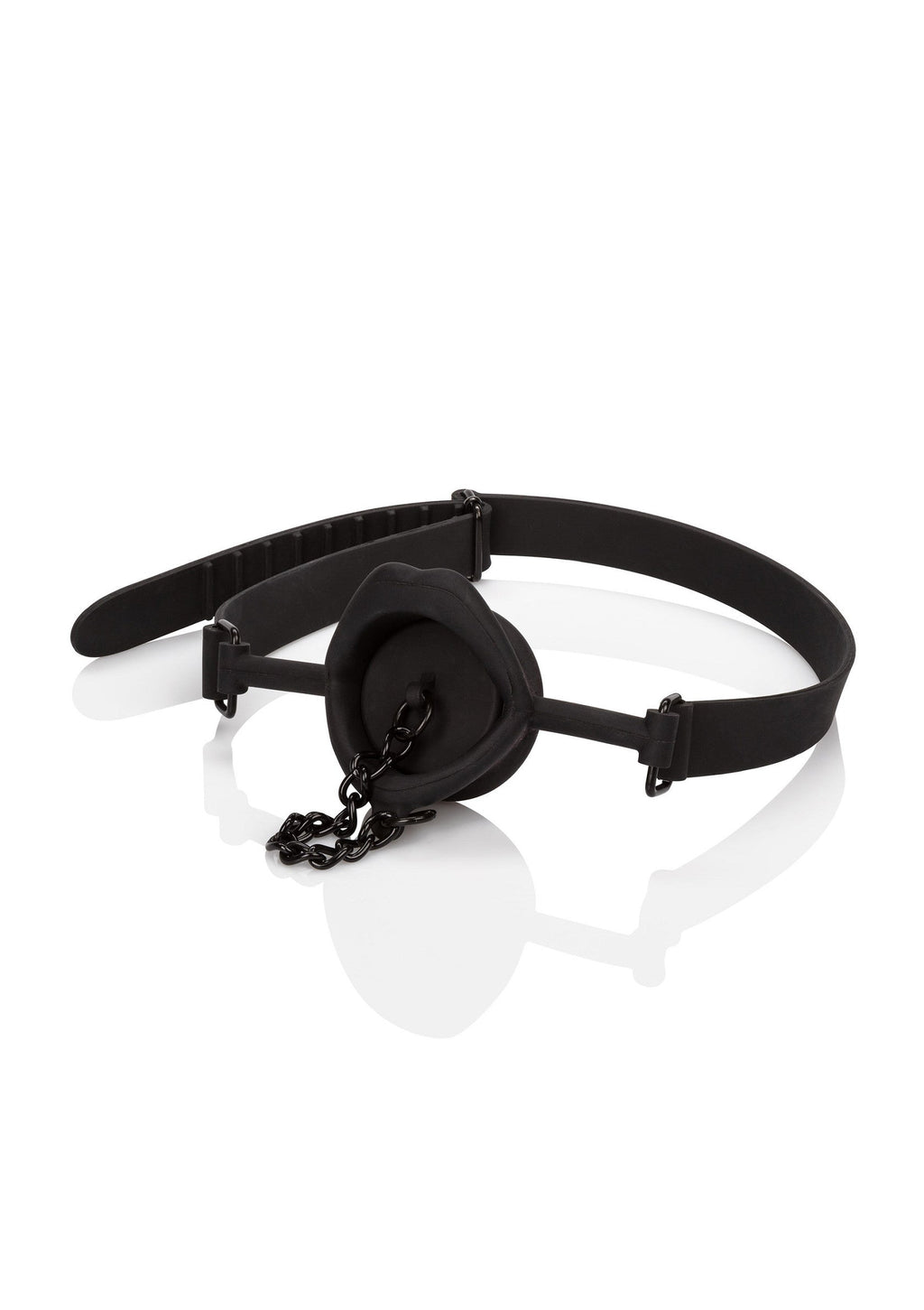 Scandal black silicone gag
